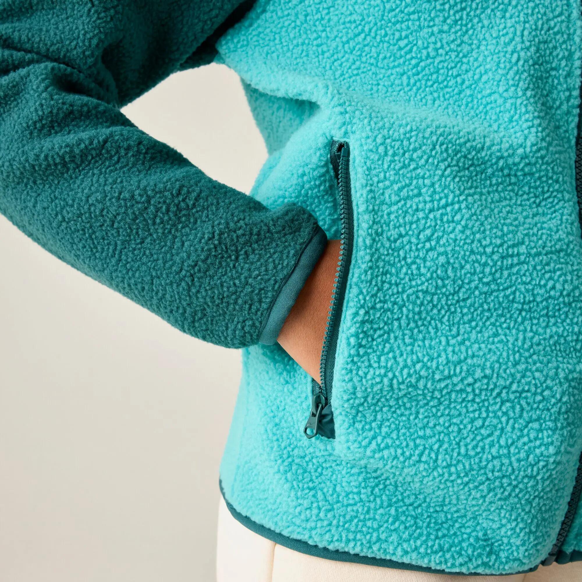 Kinder-Fleecejacke von Frankie, warm und mit durchgehendem Reißverschluss 6/10