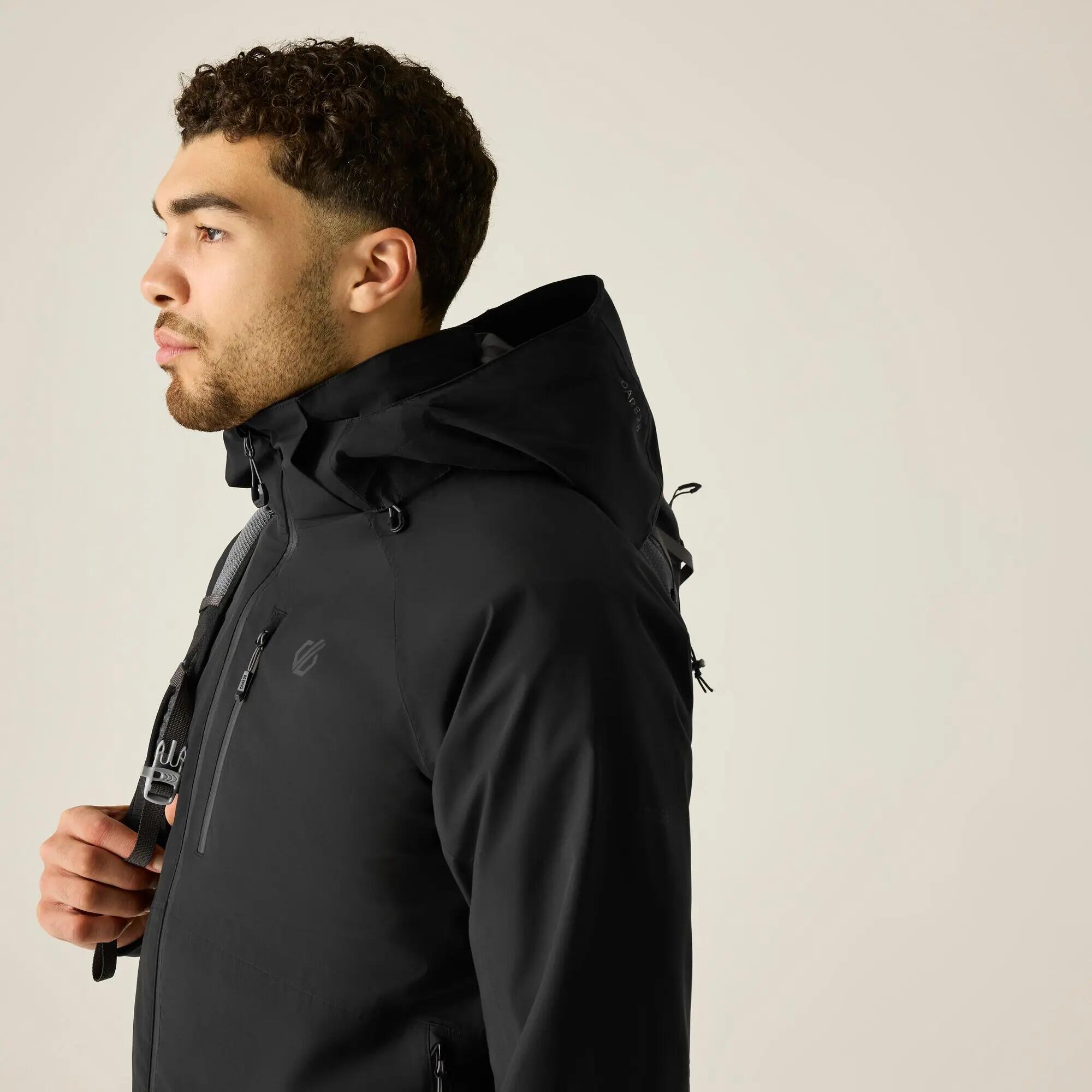 Giacca impermeabile da trekking con cappuccio Switch Out III da uomo 9/12