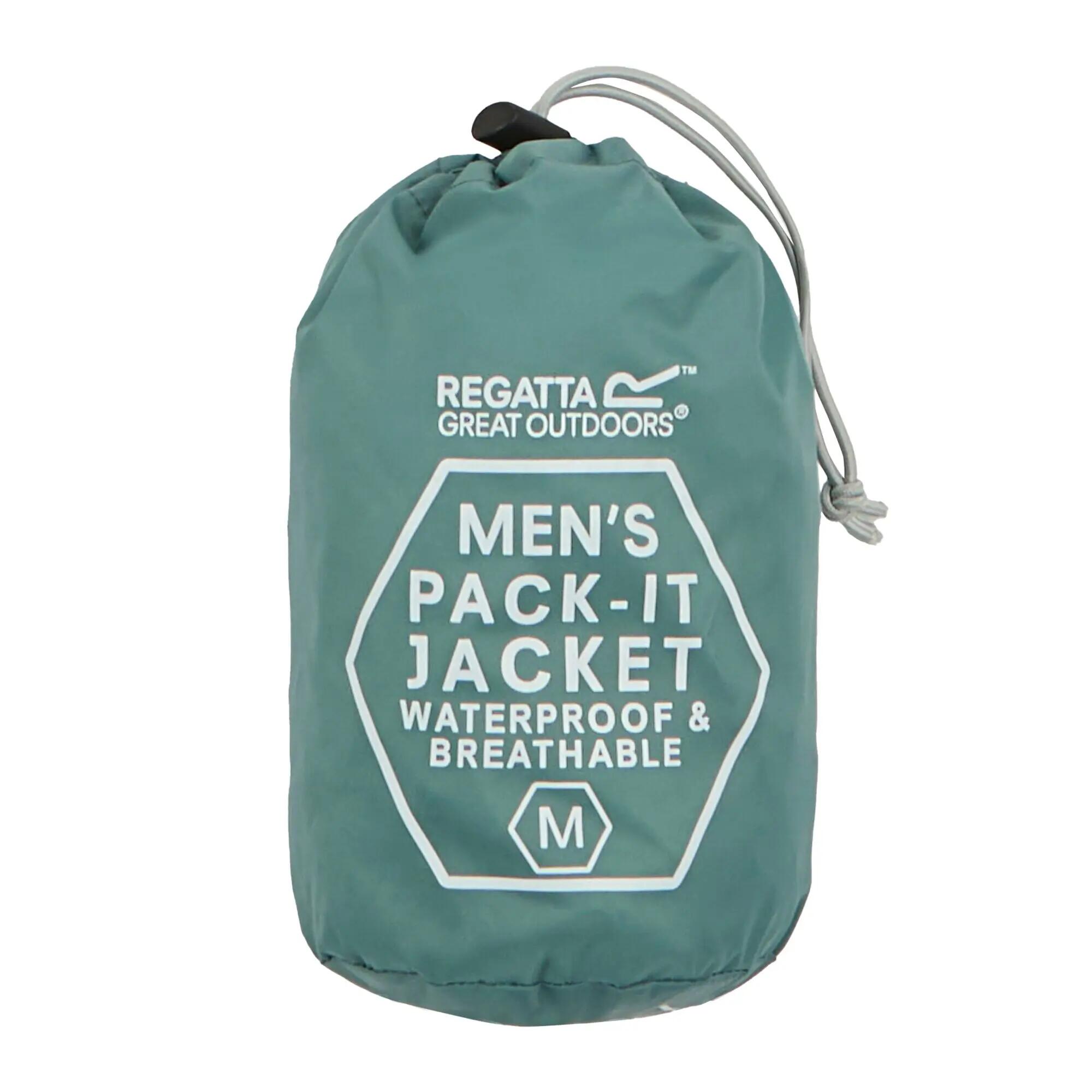 Chaqueta Senderismo Hombre Impermeable Regatta Pack It 6/7
