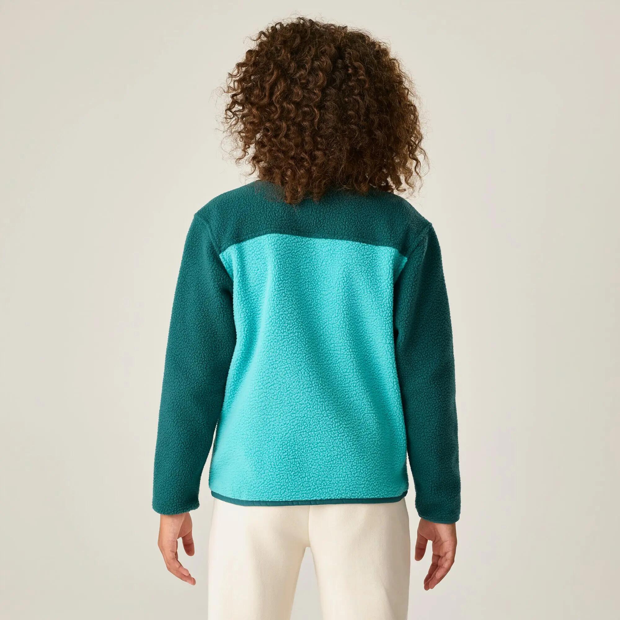 Kinder-Fleecejacke von Frankie, warm und mit durchgehendem Reißverschluss 2/10
