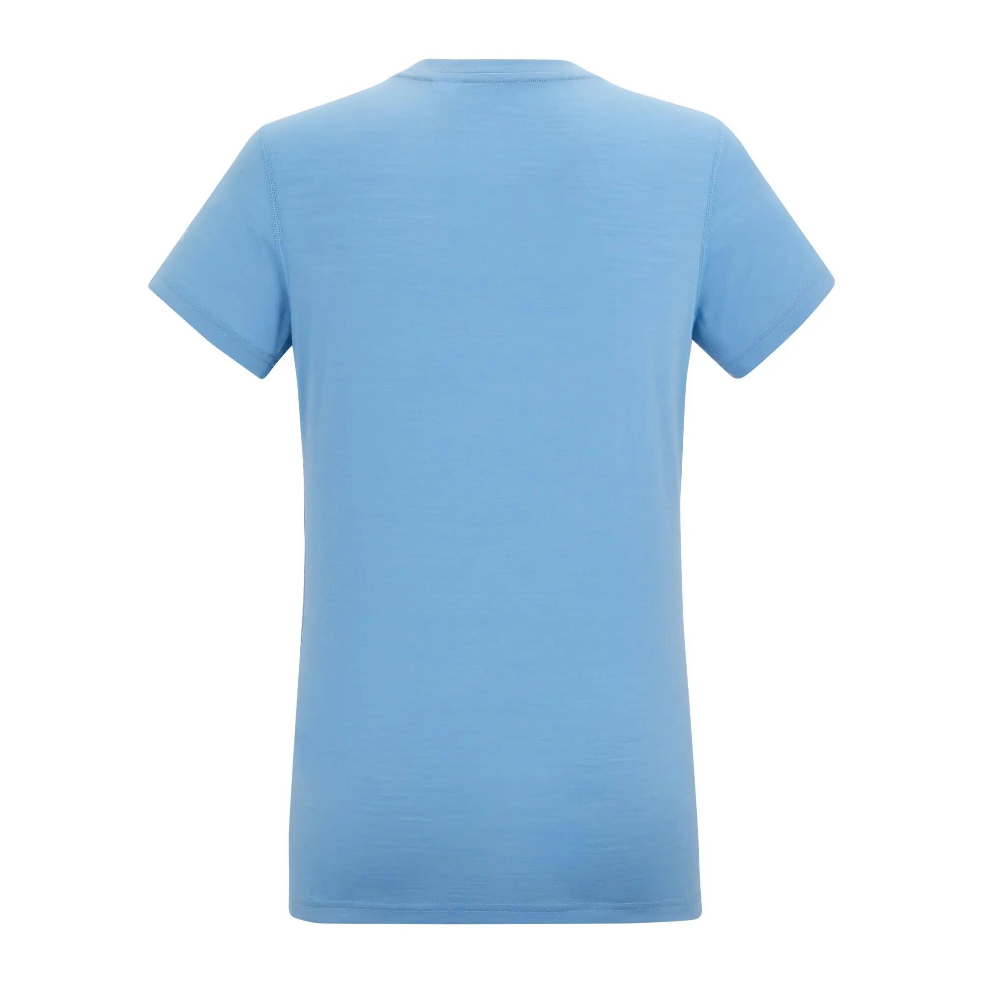 Dames Escade merinomix T‑shirt met korte mouwen en graphic print 6/7