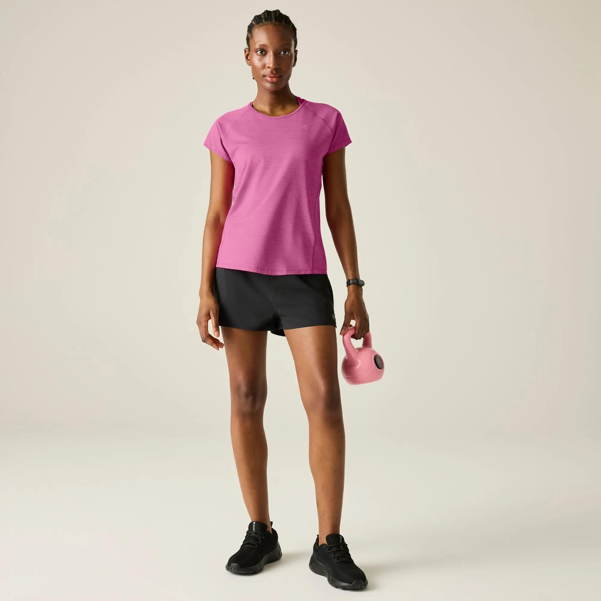 Corral Active Damen-T-Shirt mit kurzen Ärmeln und Rundhalsausschnitt 3/9