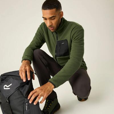 Frankie fleece fleece voor heren met volledige ritssluiting