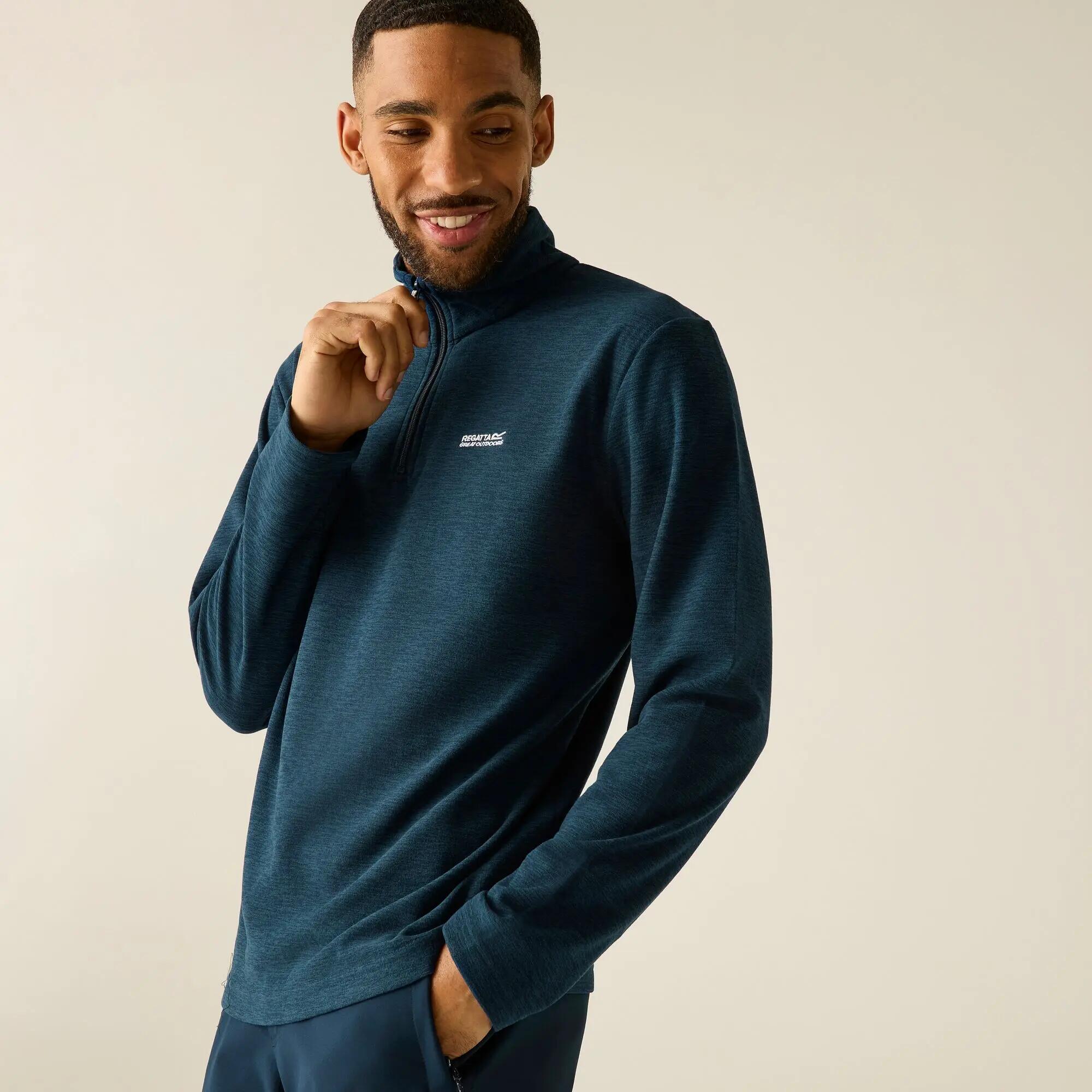 Mens Thompson Marl Half Zip Fleece 6/10