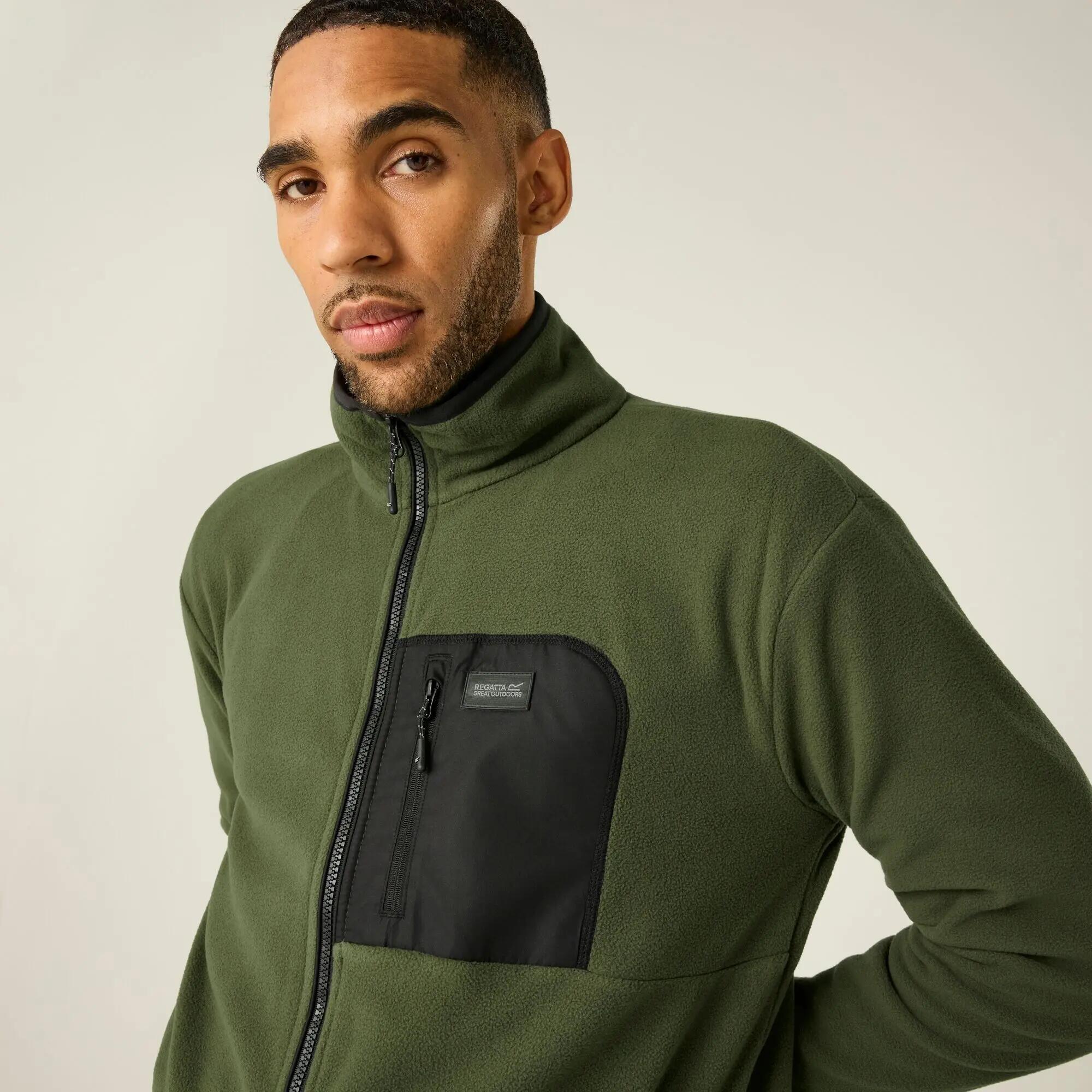 Frankie fleece fleece voor heren met volledige ritssluiting 5/10