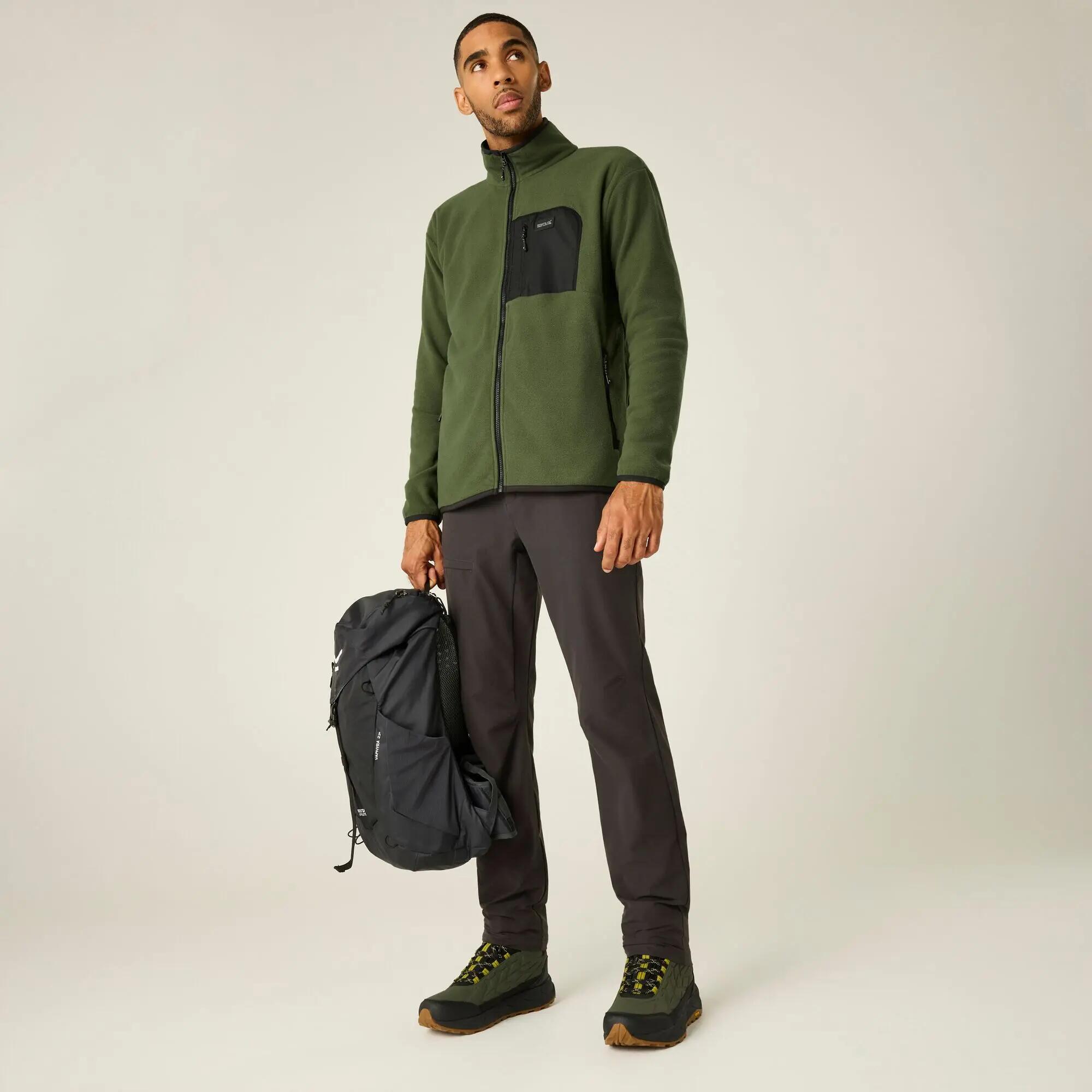 Frankie fleece fleece voor heren met volledige ritssluiting 2/10