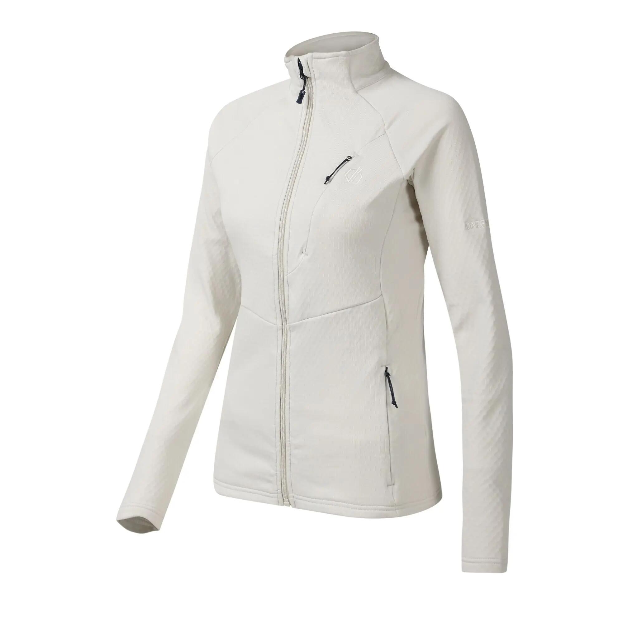 Womens Emerging III Textured Full Zip Stretch Midlayer 8/9