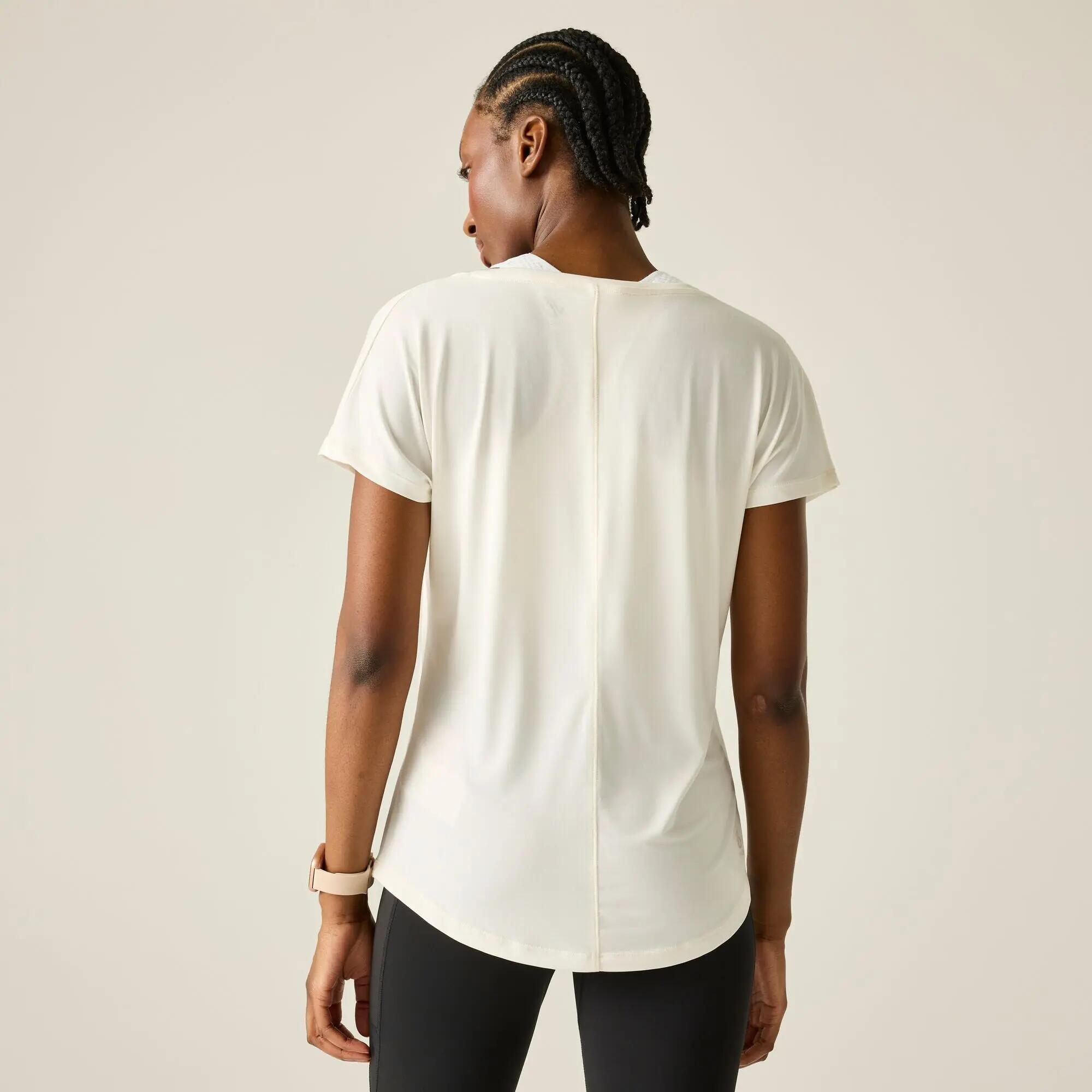 T-shirt Korte Mouwen Hiking Dames Ademend 2/9