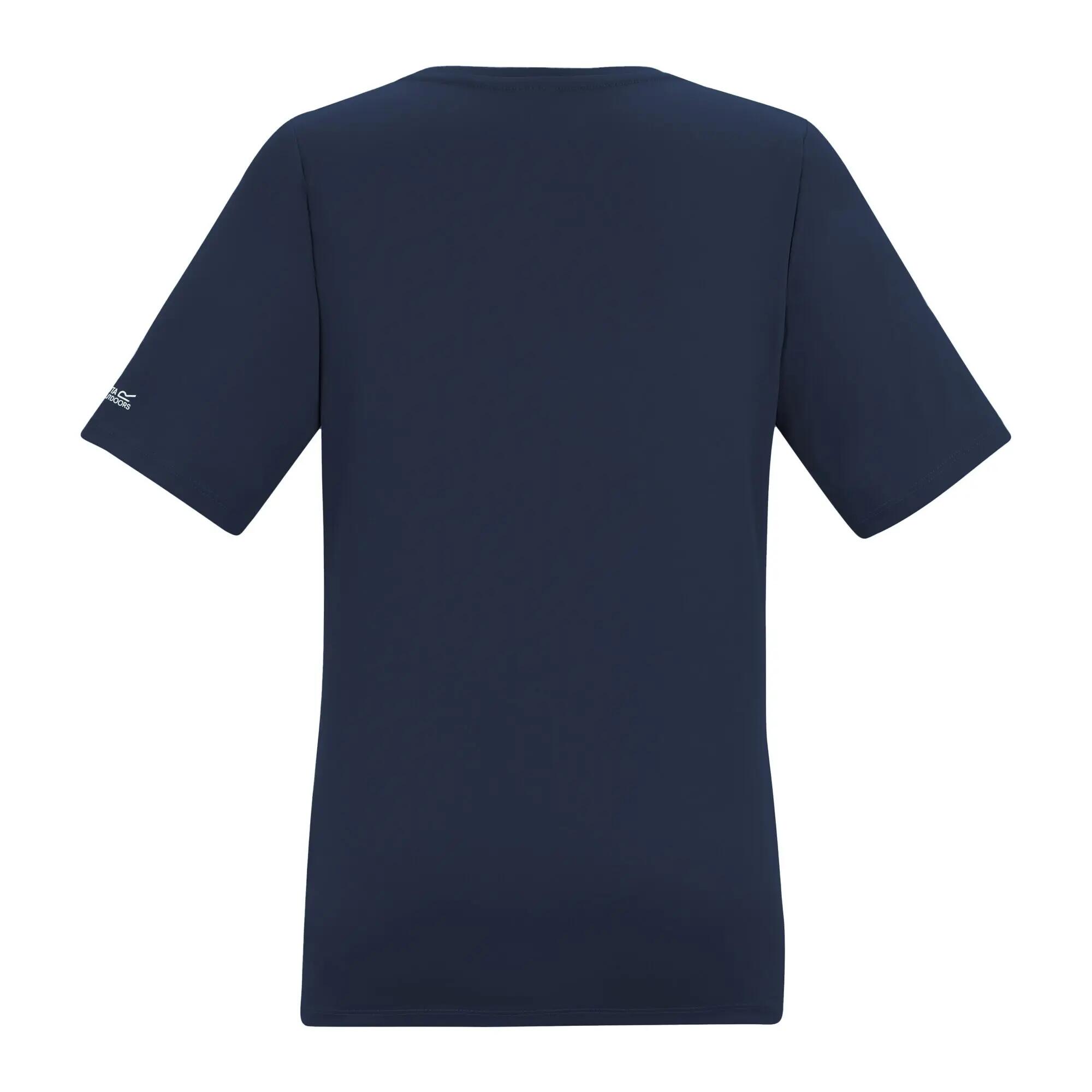 Damen Fingal Kurzarm-T-Shirt mit V-Ausschnitt 6/7