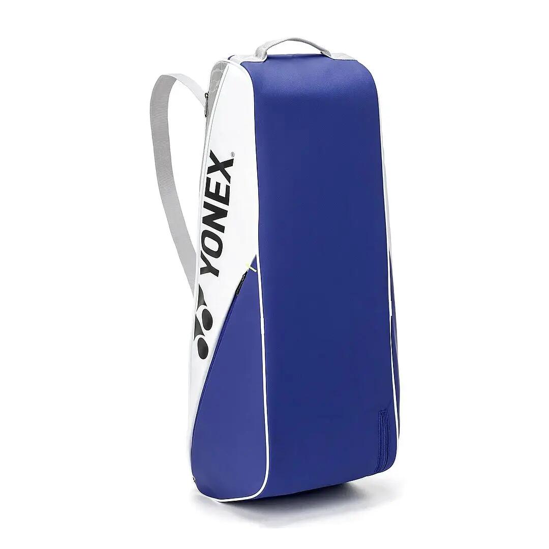 Unisex - Badminton - Tasche - Für 6 Schläger - Yonex Club 52526 X6 - Weiß/Blau 4/7