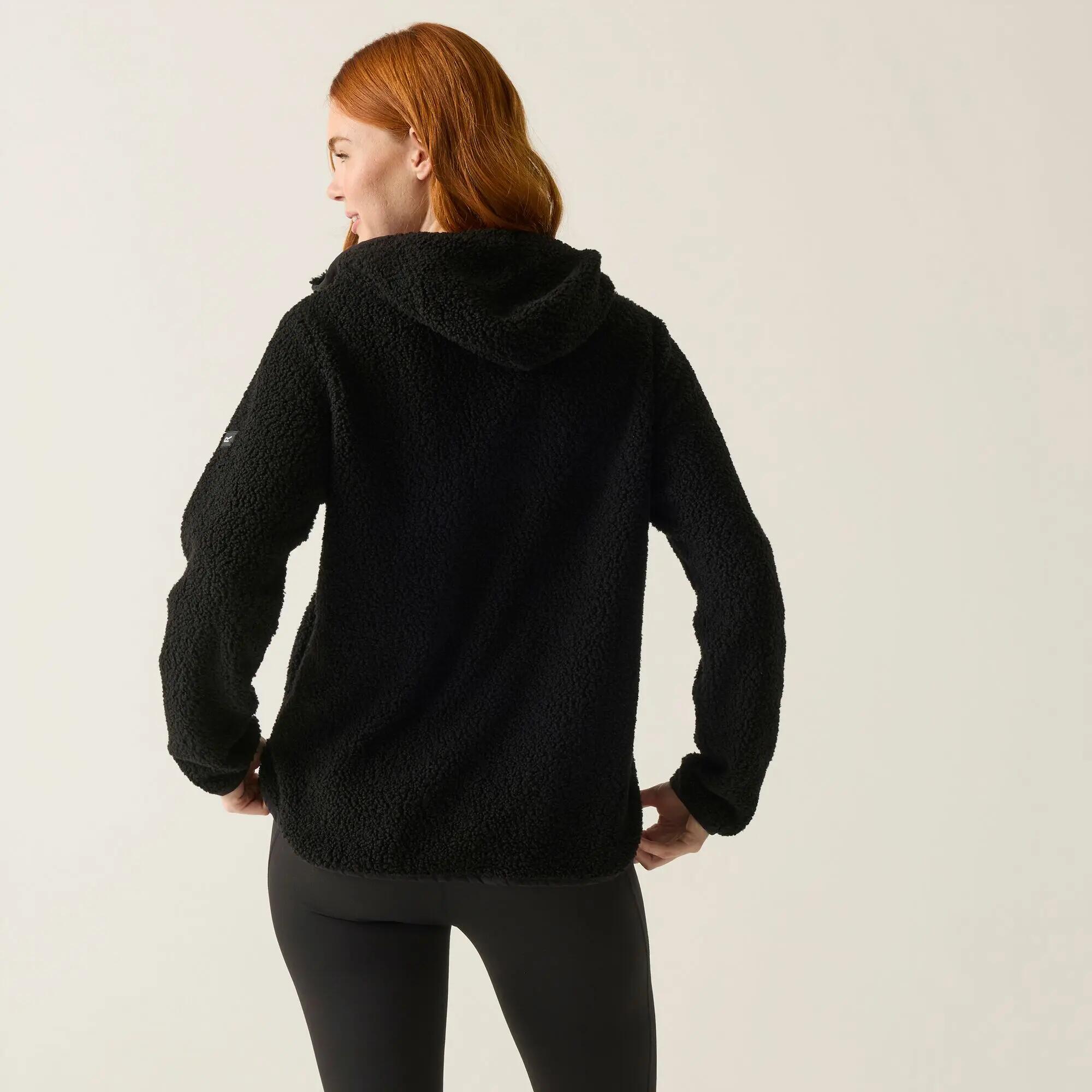 Felpa da donna Elindra idrorepellente con mezza zip 4/9