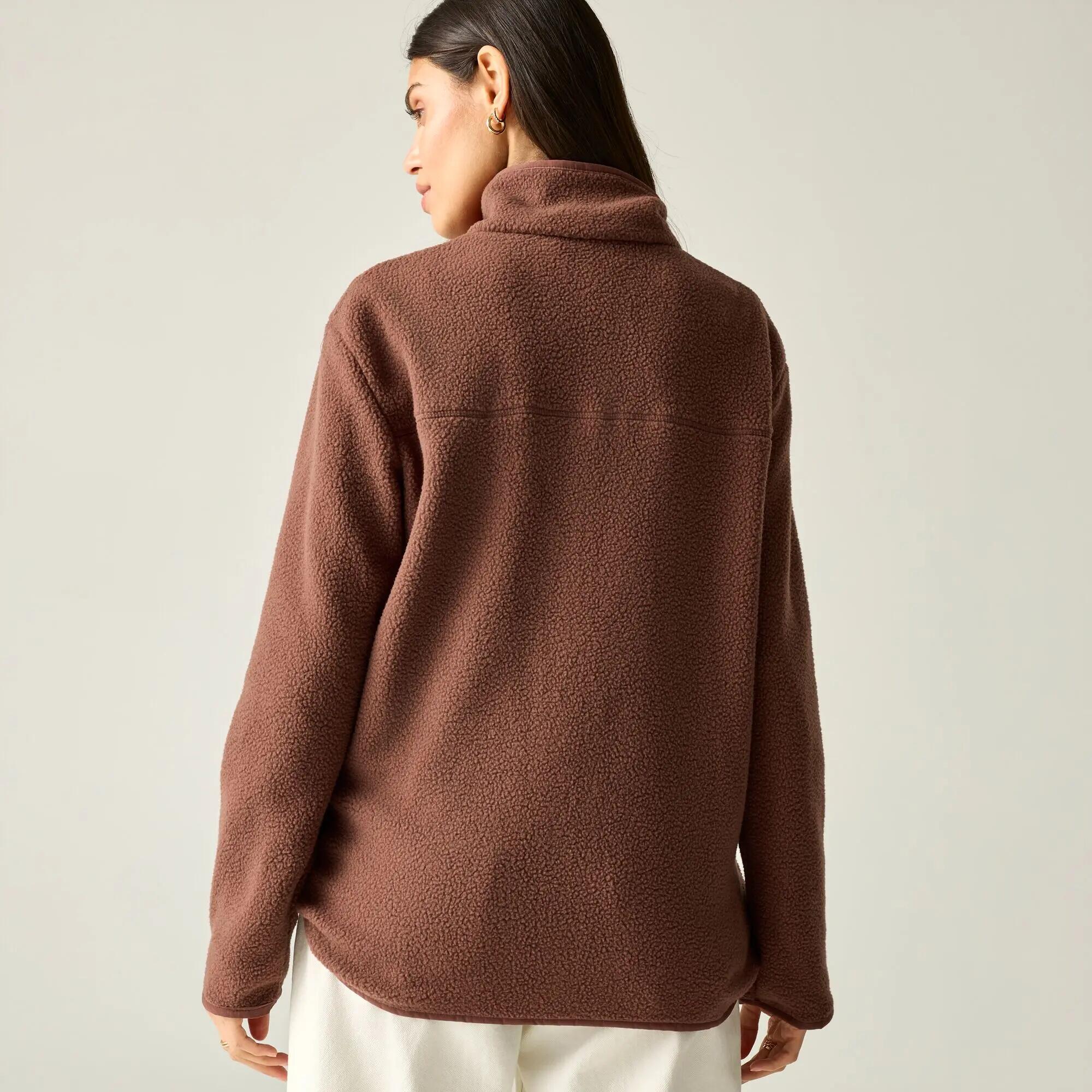 Felpa da donna Frankie Borg con mezza zip 3/11