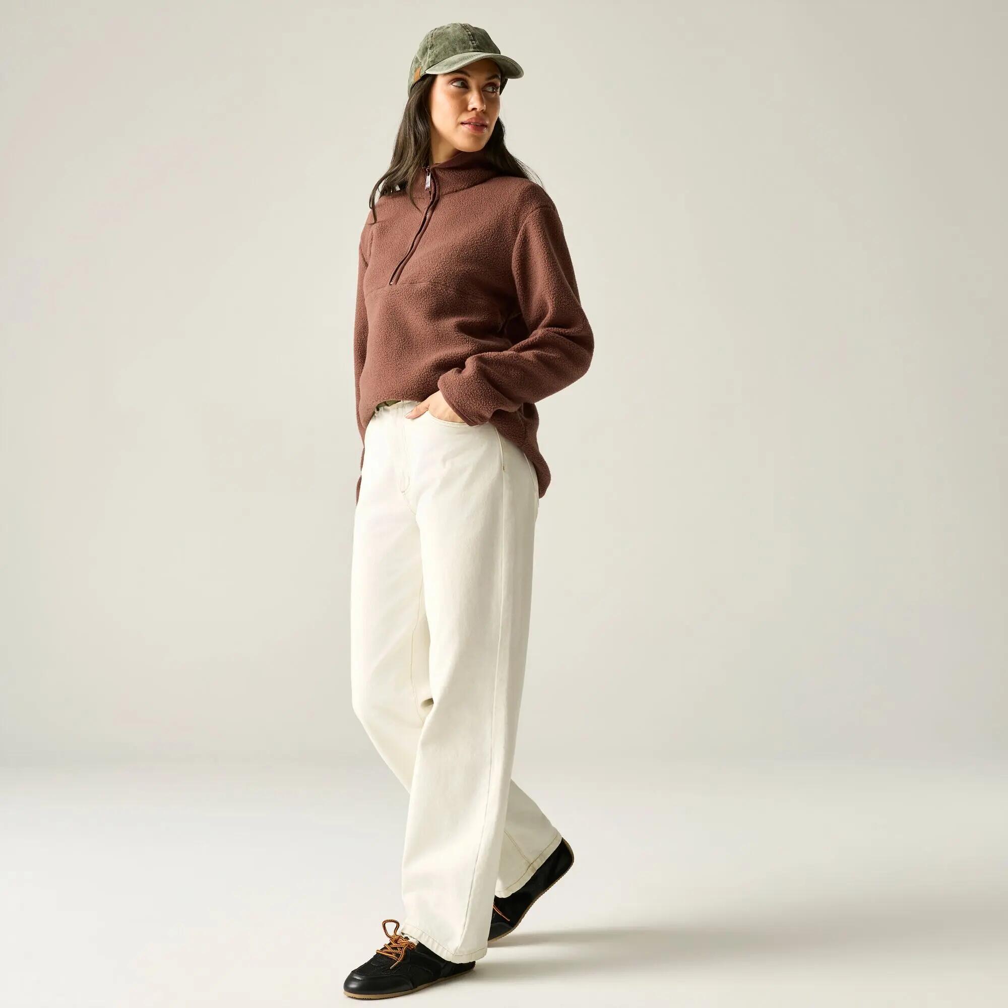 Felpa da donna Frankie Borg con mezza zip 2/11