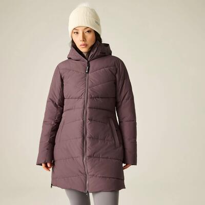 Dames glacier longline gevoerde jas