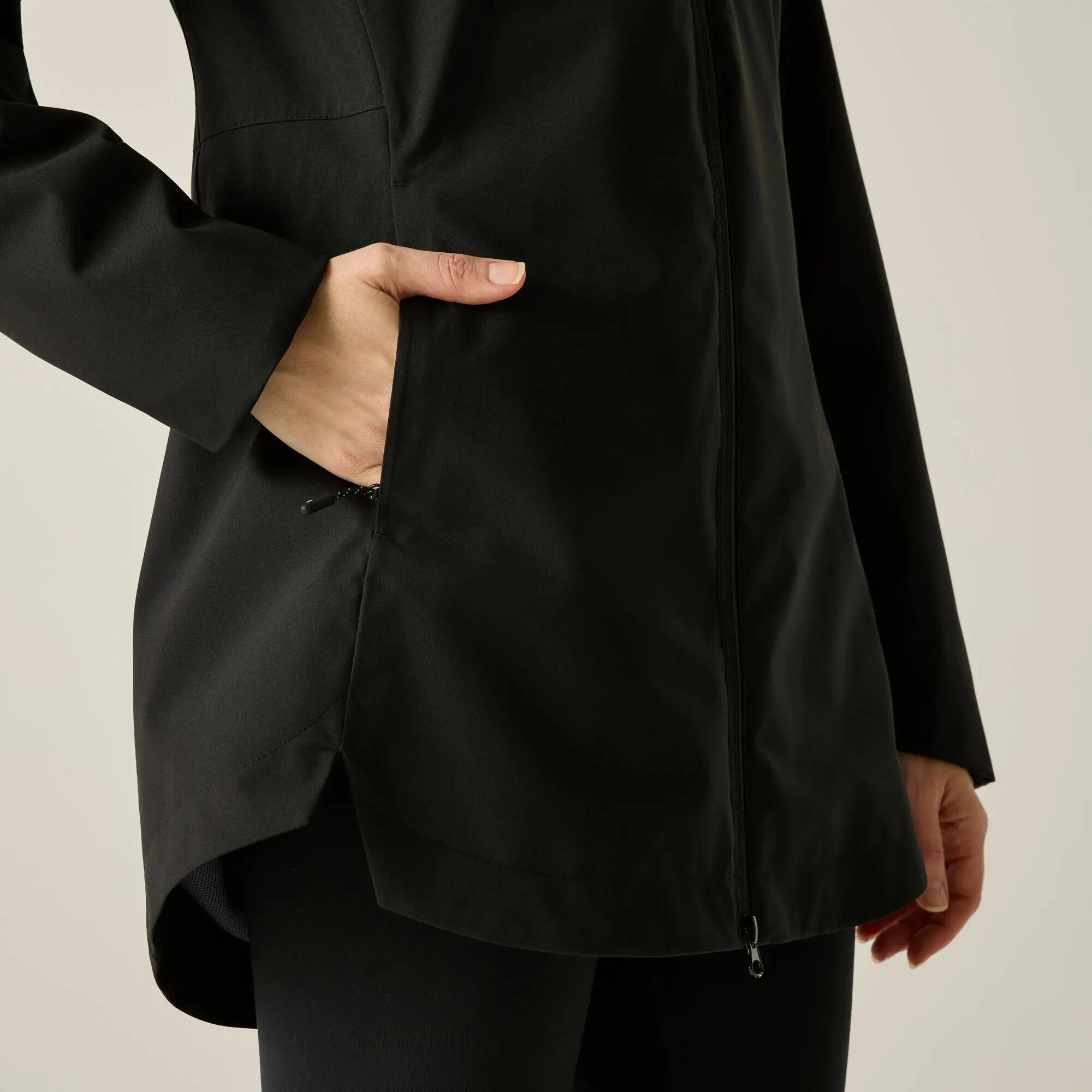 Chaqueta impermeable con capucha Natalina para mujer 10/15