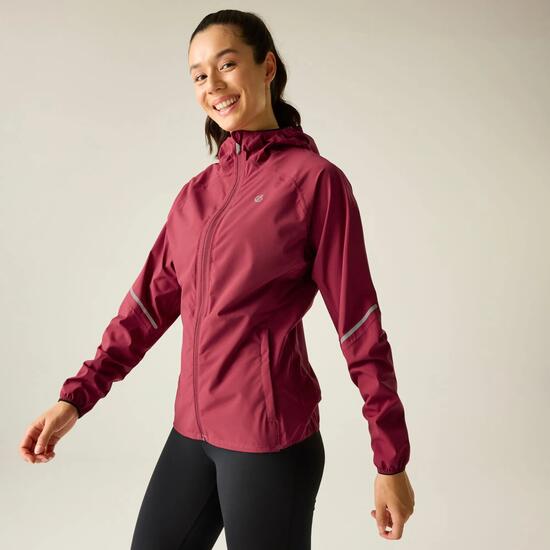Veste de randonnée imperméable ultra-légère à capuche pour femme