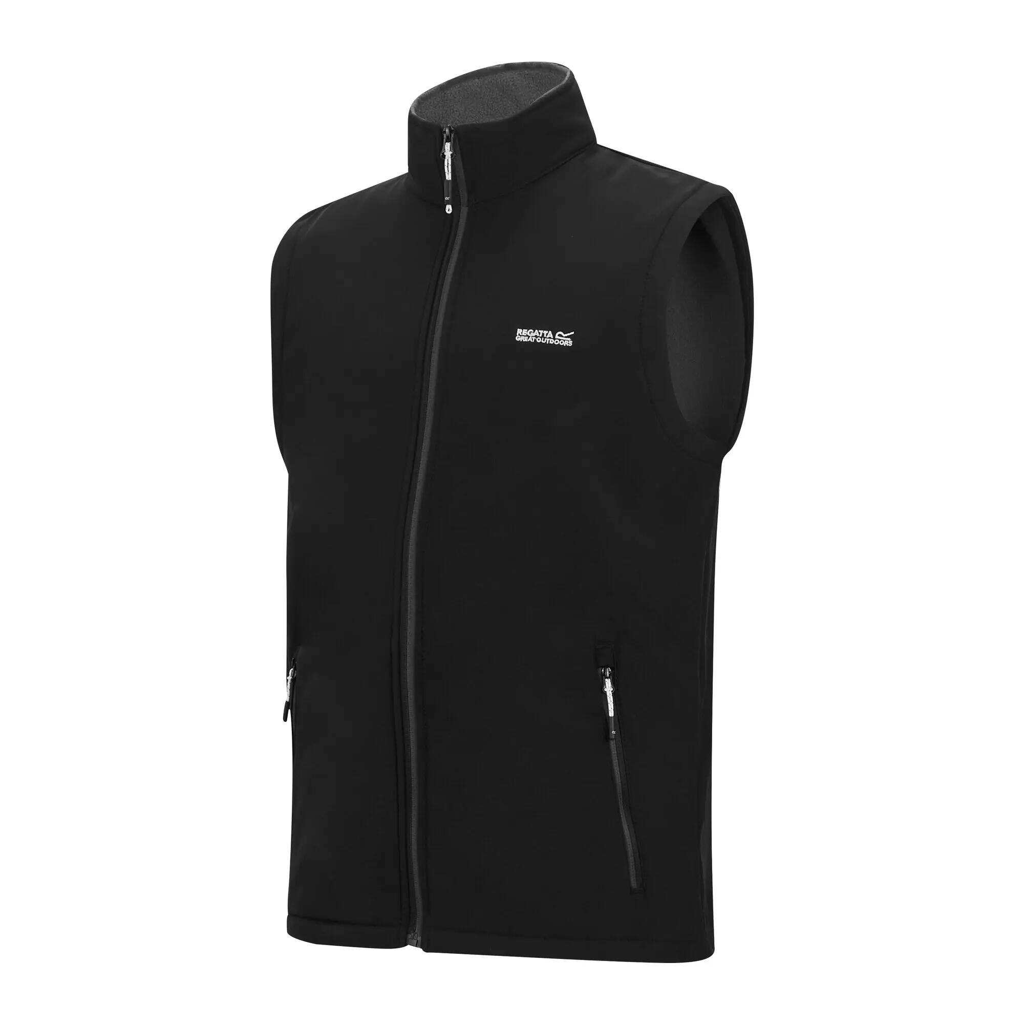 Softshell Déperlant Sans Manche Bradwell III B/W - Regatta M Noir 9/10
