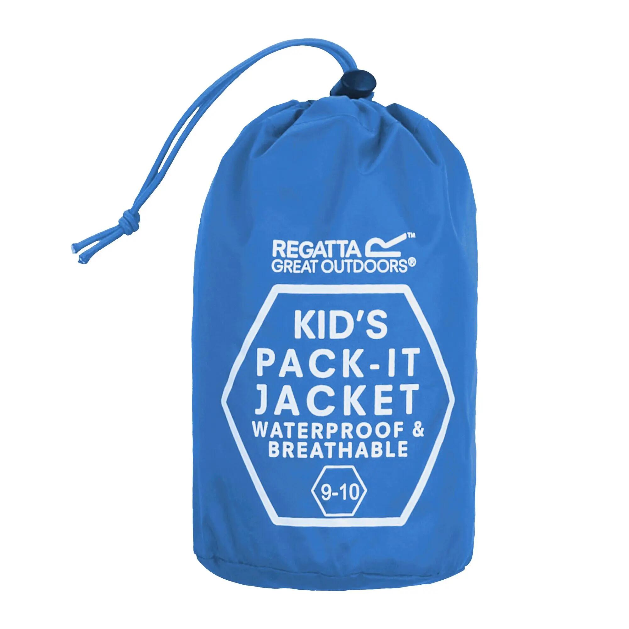 Chaqueta niño senderismo Impermeable Regatta Pack It Jacket 7/10