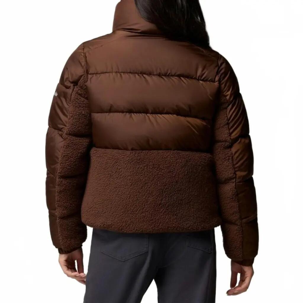 Kurtka COLUMBIA LEADBETTER POINT  II SHERPA HYBRID Brązowy 2/5