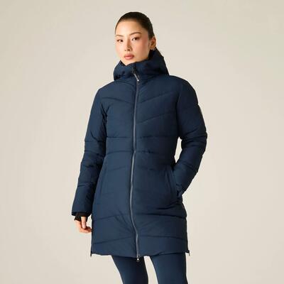 Dames glacier longline gevoerde jas