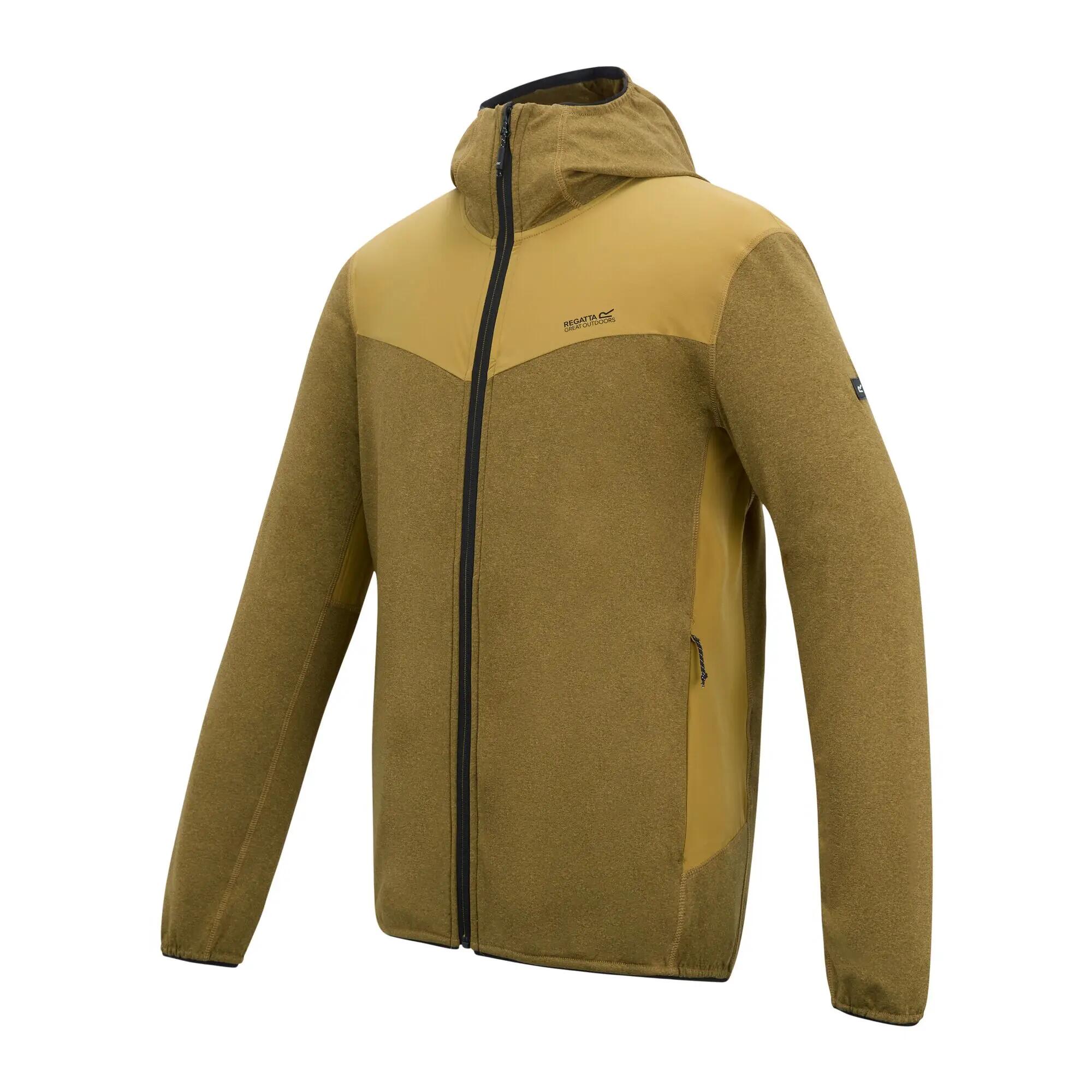 Herren Finchdale Marl Kapuzen-Midlayer mit durchgehendem Reißverschluss 9/9