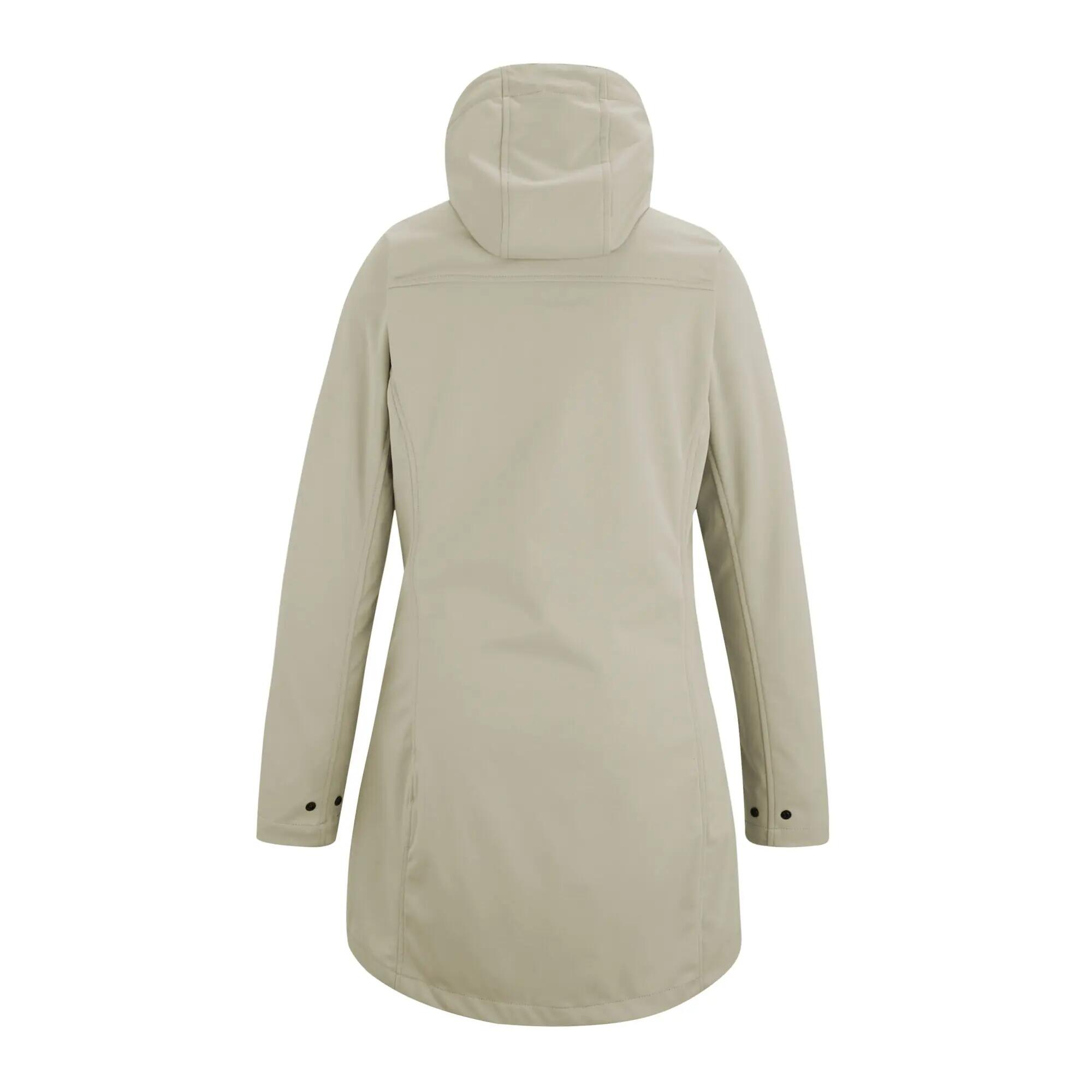 Chaqueta softshell larga con capucha y repelente al agua Carisbrooke para mujer 8/9