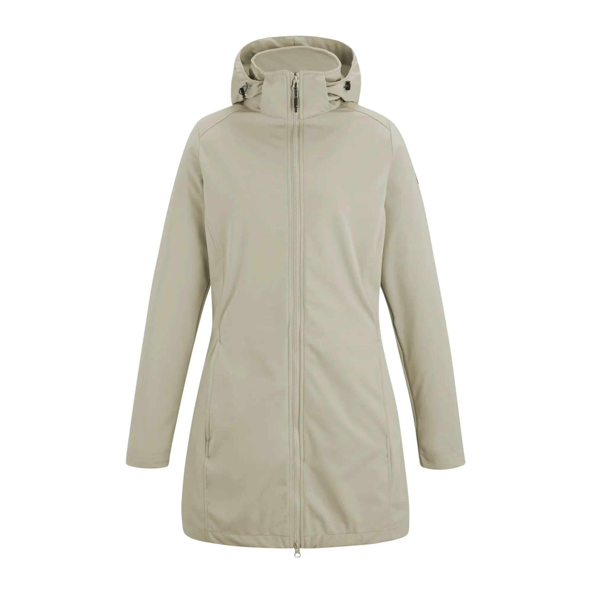 Chaqueta softshell larga con capucha y repelente al agua Carisbrooke para mujer 7/9
