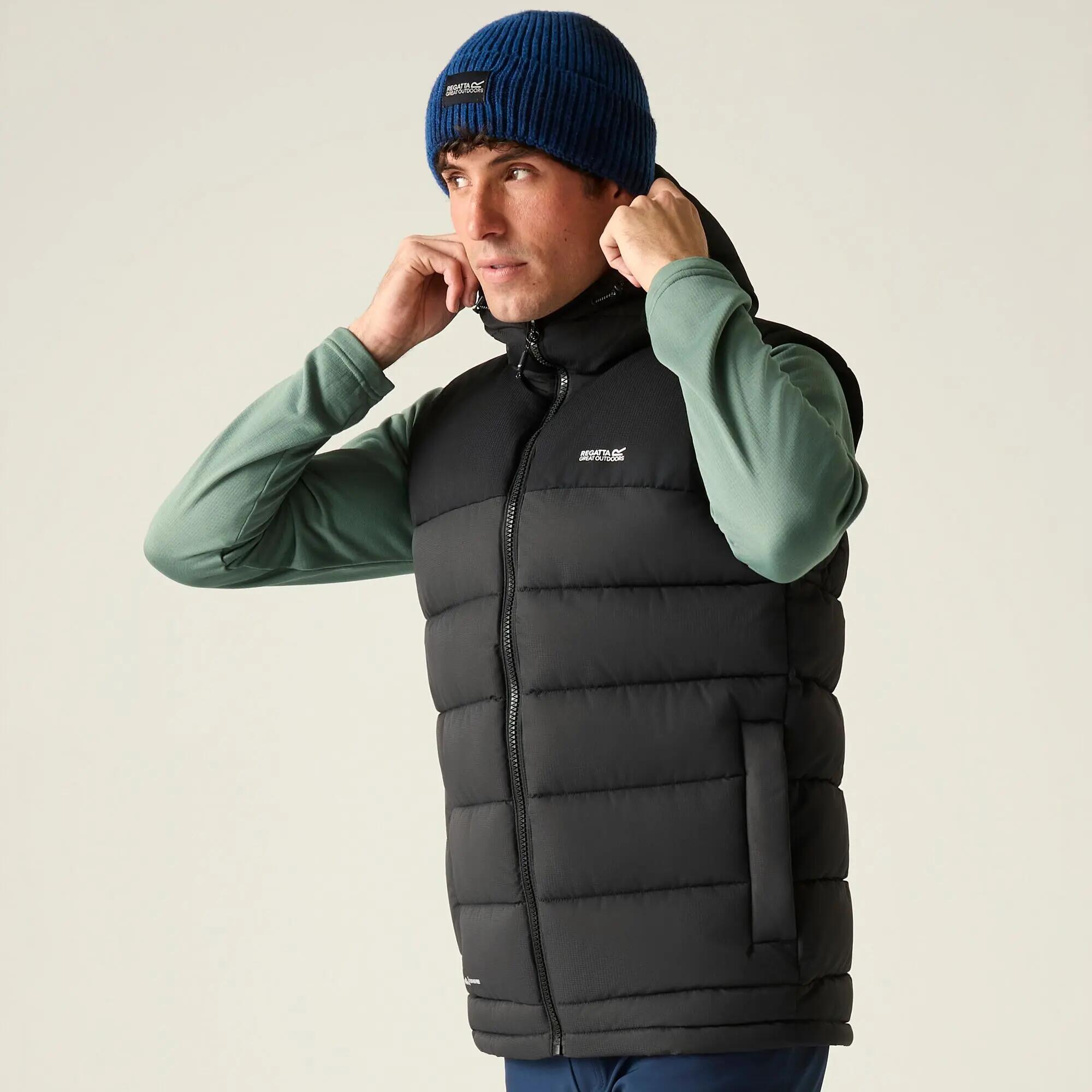 Gilet imbottito da uomo Aldthorn con struttura a baffi 8/15
