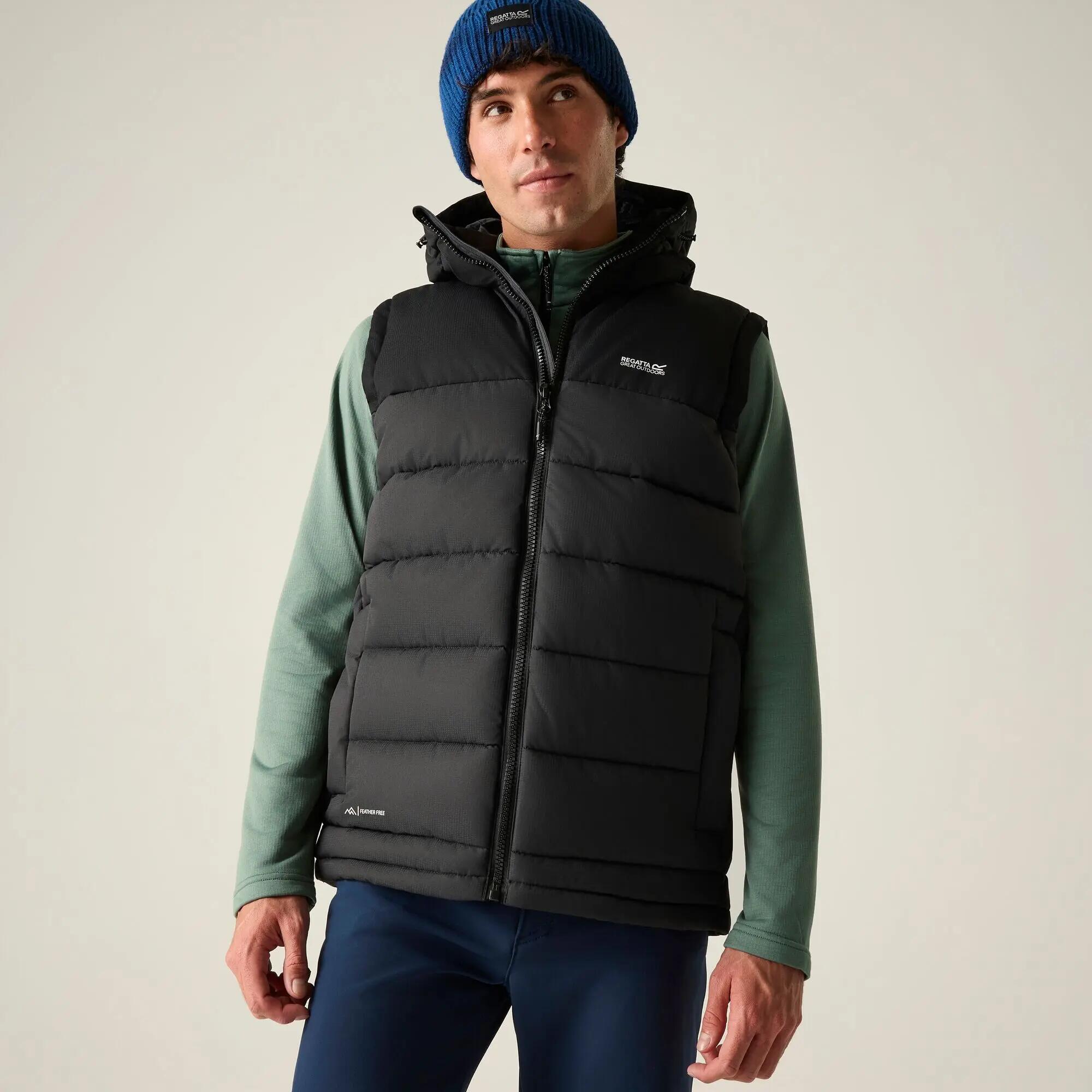 Gilet imbottito da uomo Aldthorn con struttura a baffi 11/15