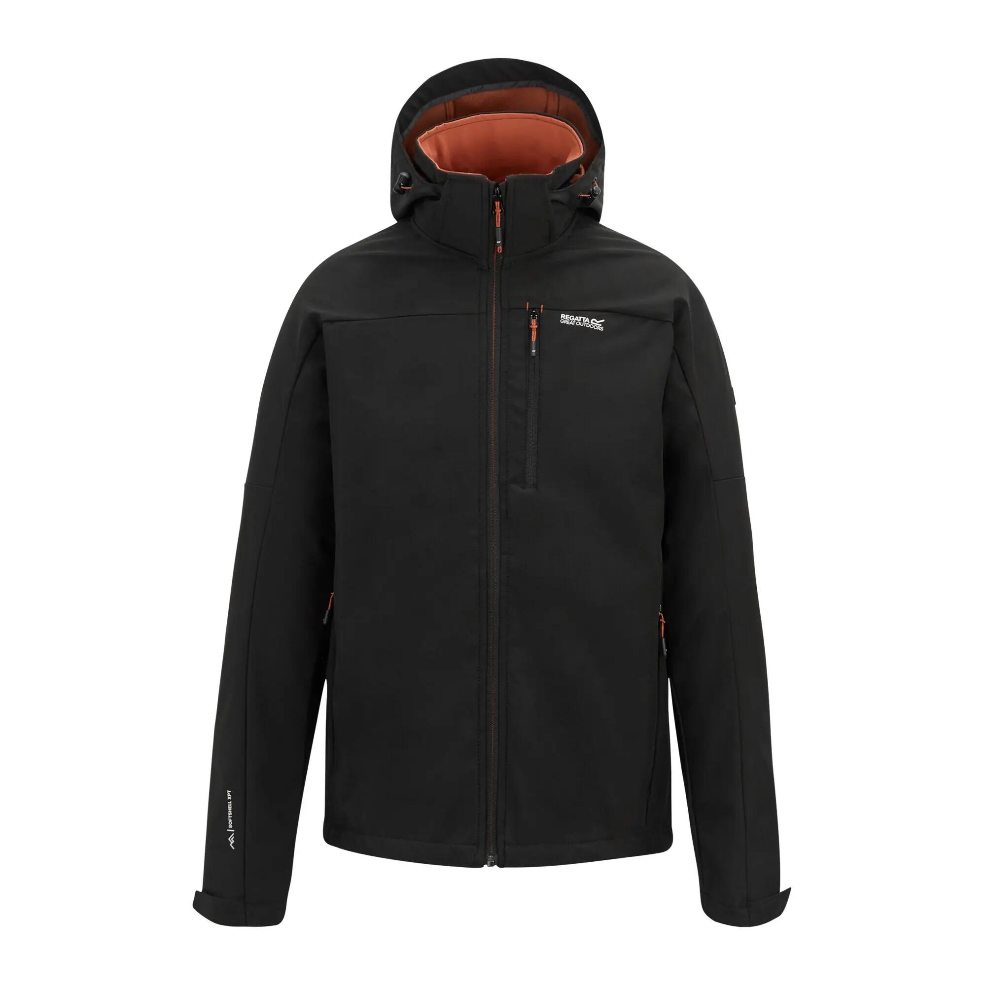 Heren Arana Waterdichte Softshell Jas met Capuchon 7/9
