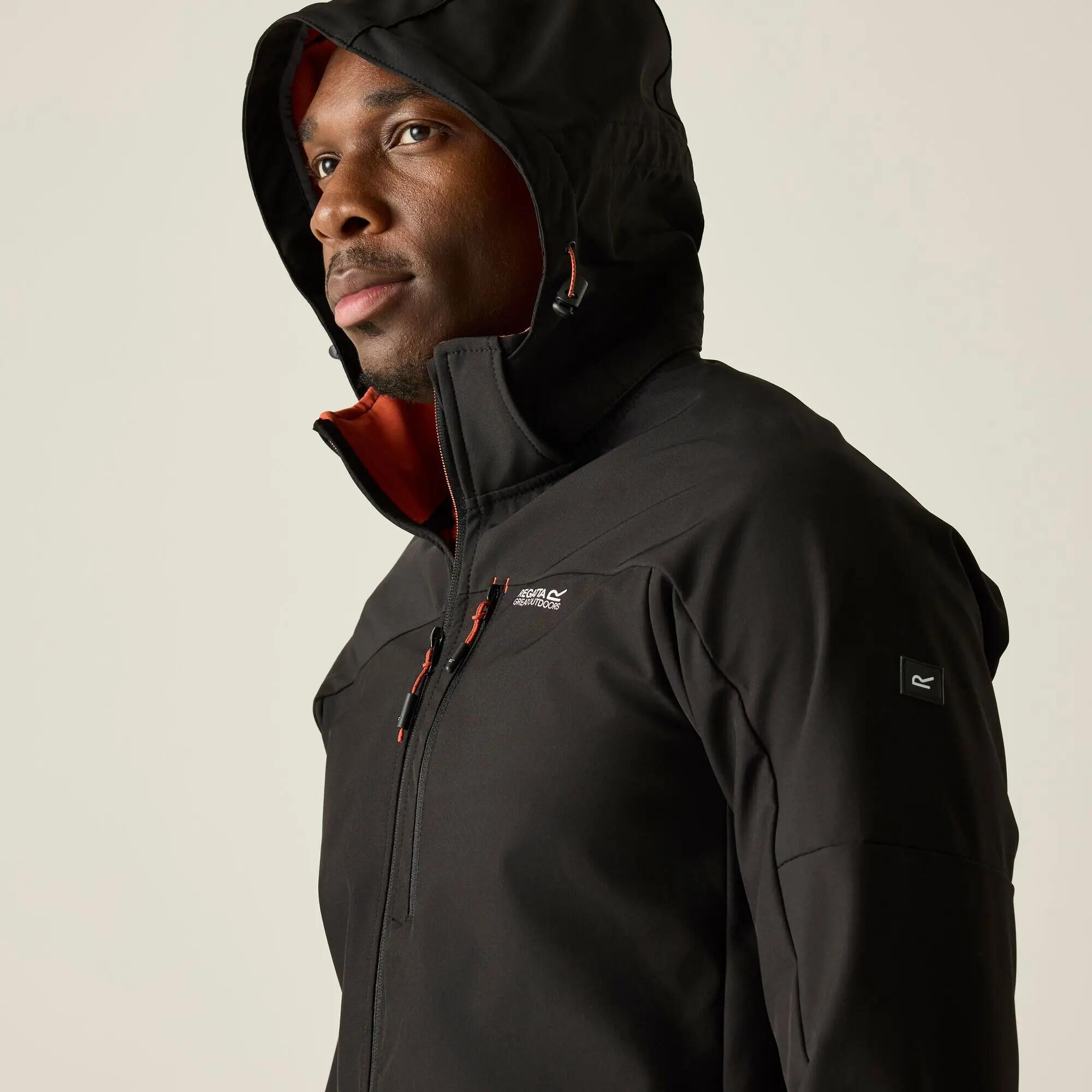 Heren Arana Waterdichte Softshell Jas met Capuchon 6/9