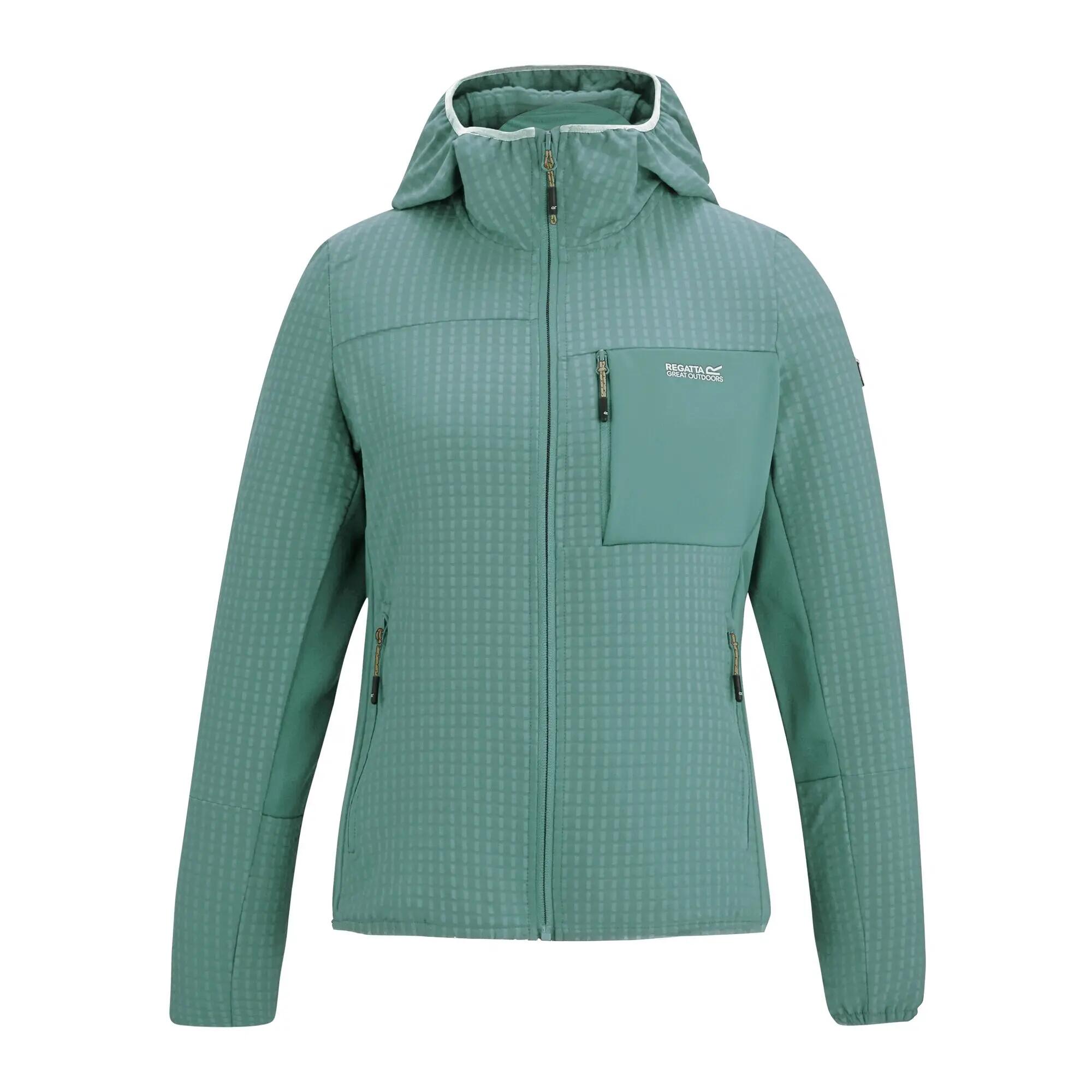 Dames Kemilia Fleece met capuchon en volledige ritssluiting 7/9