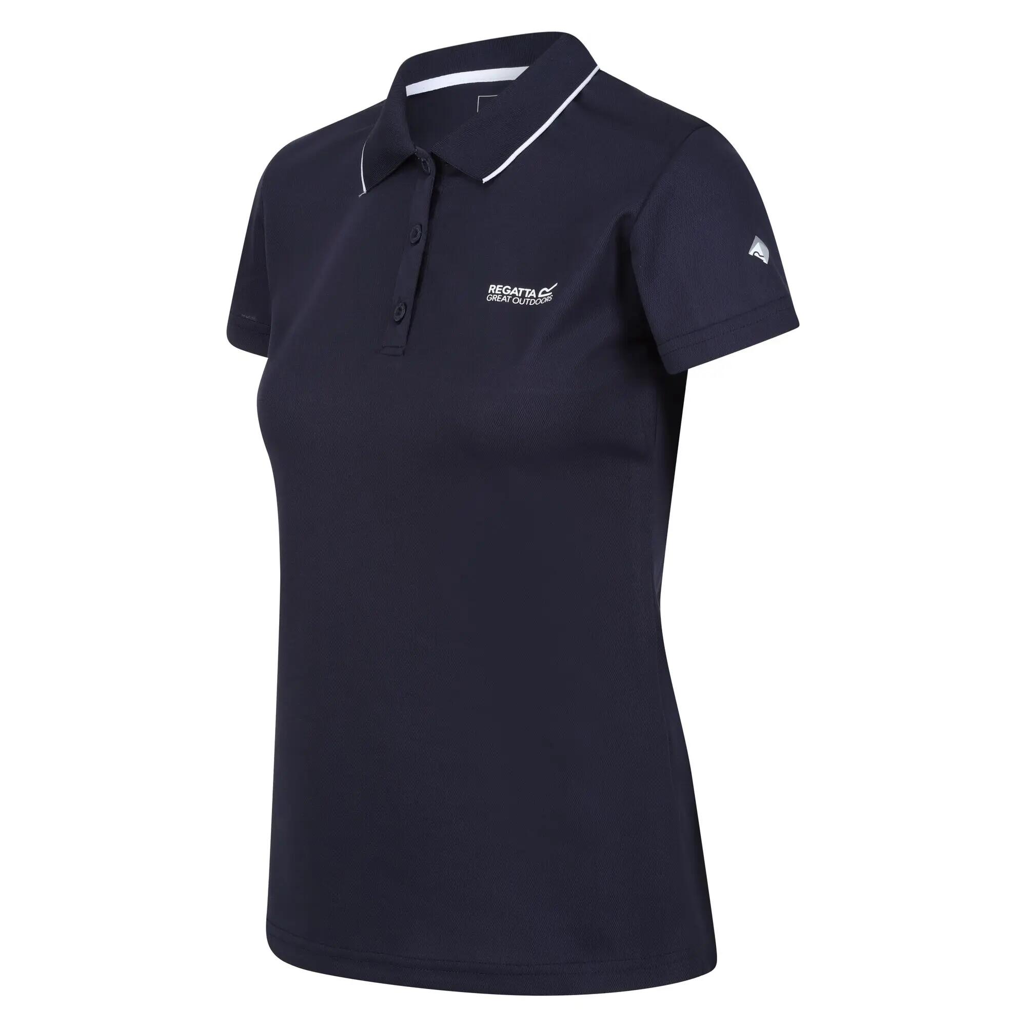 Damen-Polohemd Maverick V mit Logo-Details 8/9