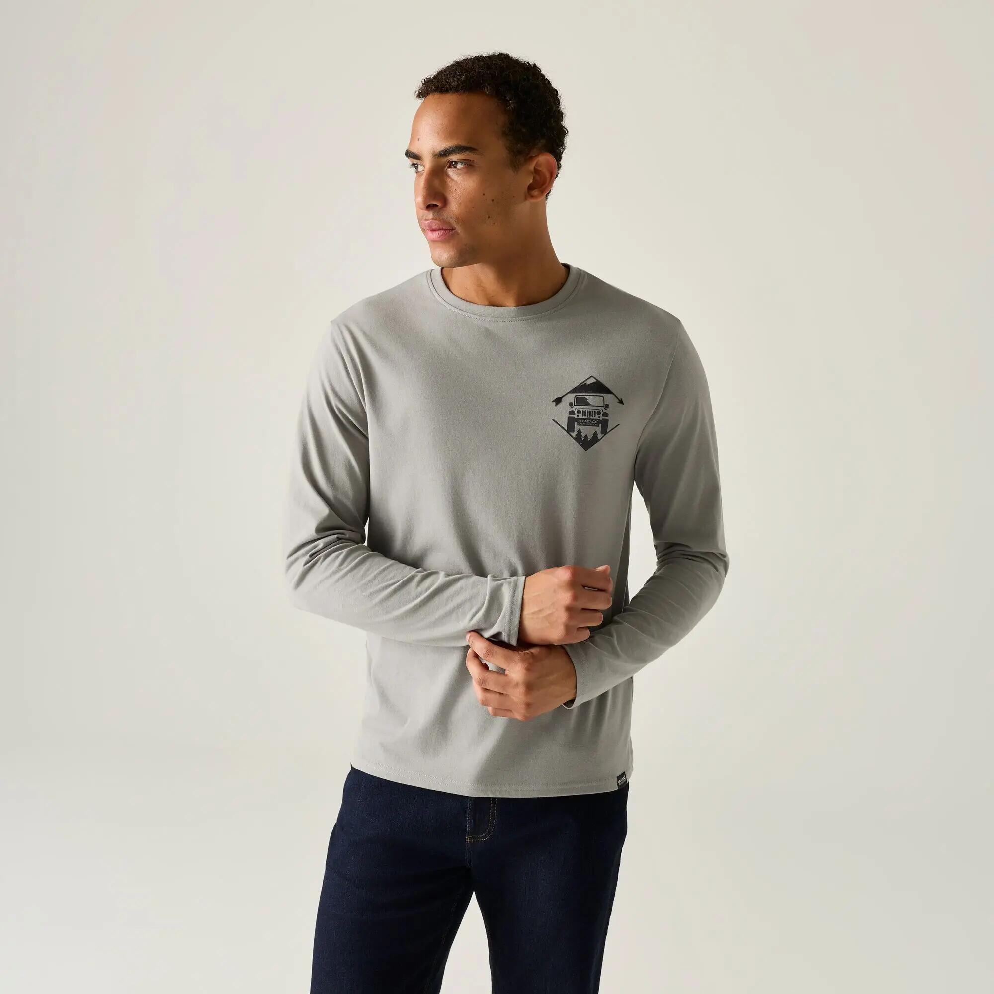 Maylow T-shirt met ronde hals en lange mouwen voor heren 6/10