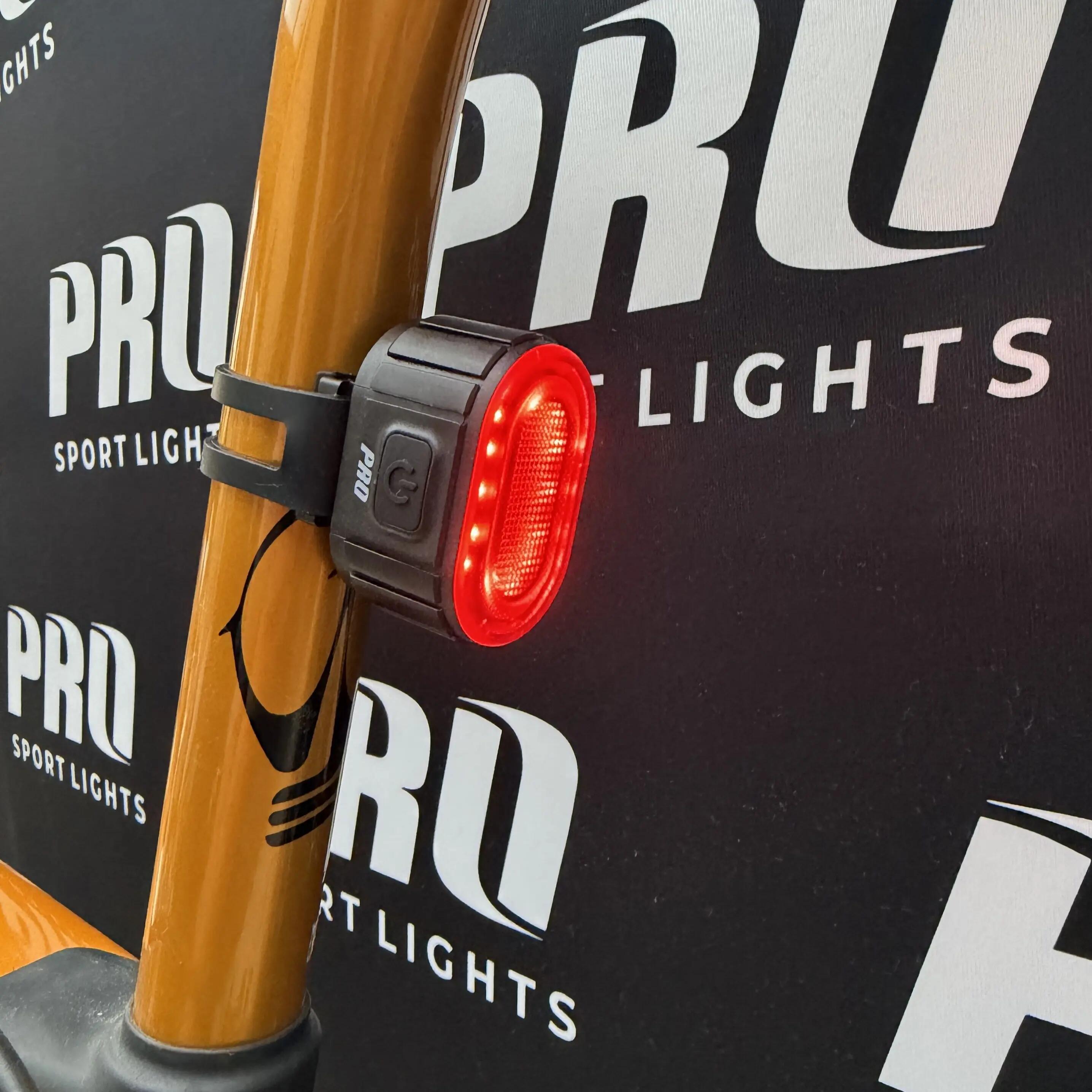 Fietslampjes LED Set Wit en Rood 200 en 50 Lumen USB Oplaadbaar 6/12