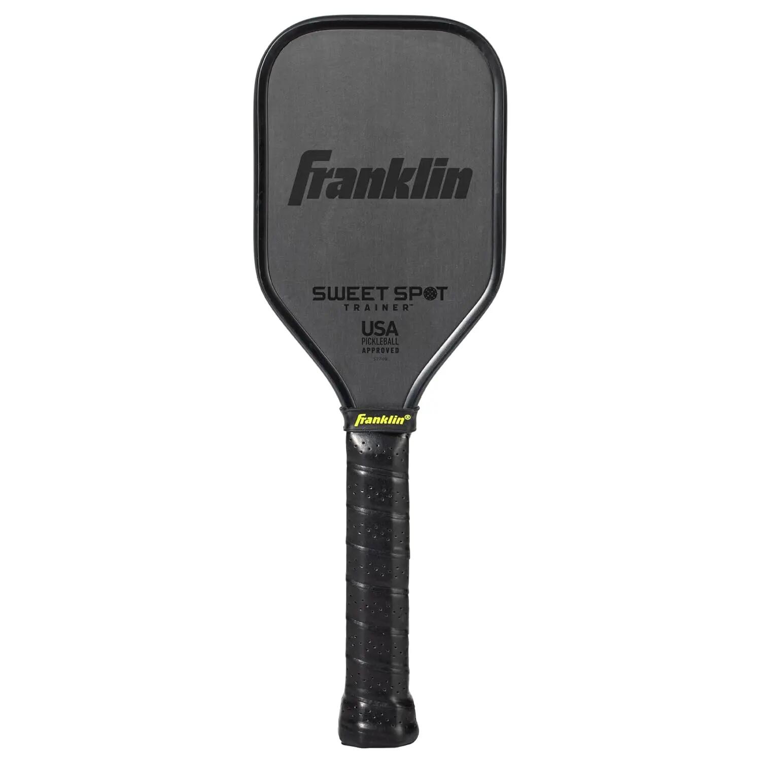 Sports Sweet Spot Training Pickleball Paddle - The Original Pickleball Trainer Practice Paddle - Mini Head + Extra Long Handle for Shot + Swing Training - 16mm Core + T700 Carbon Face -  1