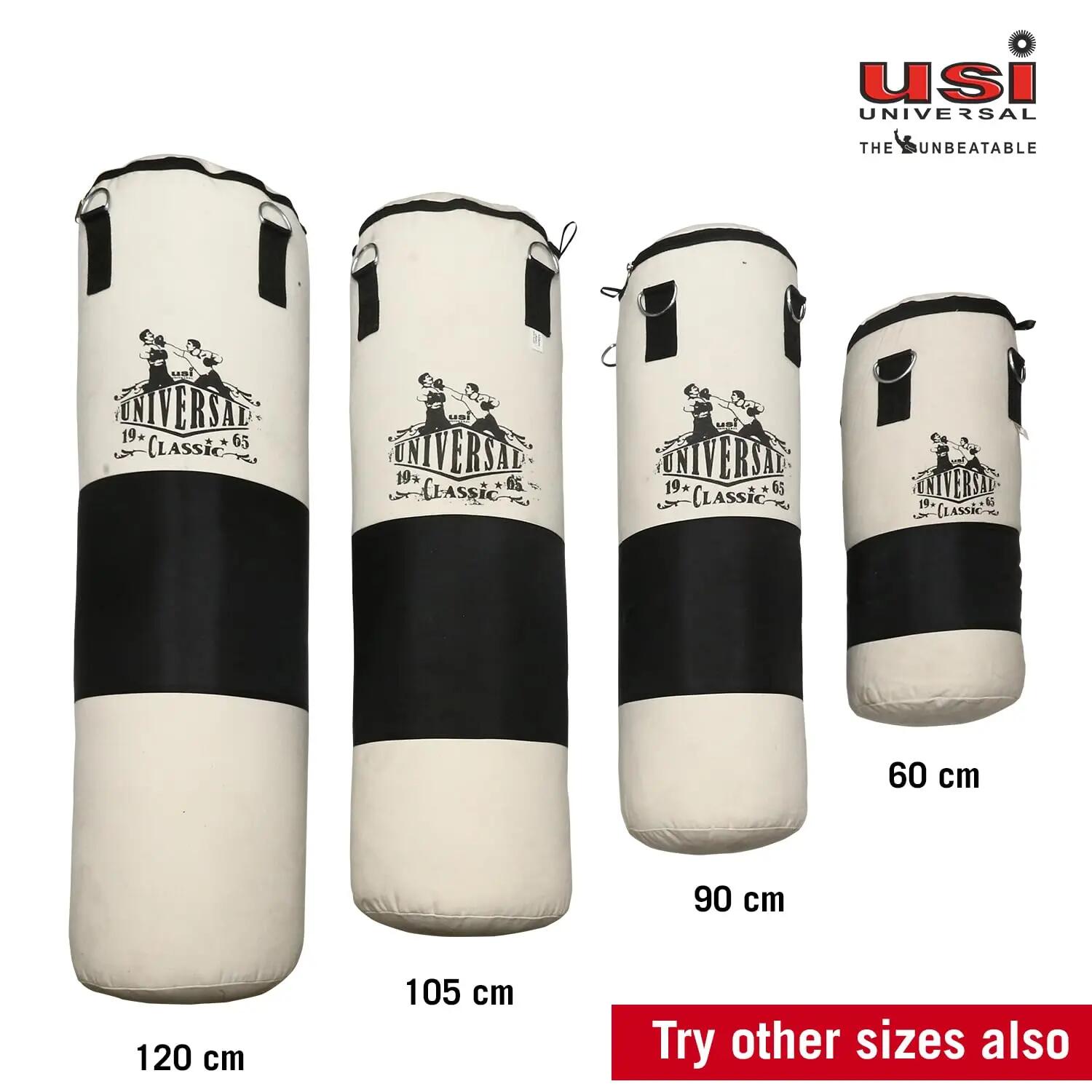 UNIVERSAL 626C 60cm Classic Tough Canvas Un-Filled Boxing Punching Bag, Punching Bag Without Chain For Kickboxing, Heavy 20oz Canvas Material, Reinforced Hitting Area -  4