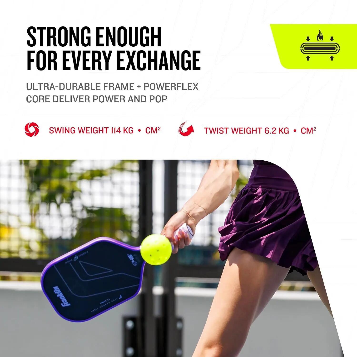 Sports C45 Parris Todd Pro Pickleball Paddle - 13.25mm - Lilac -  5