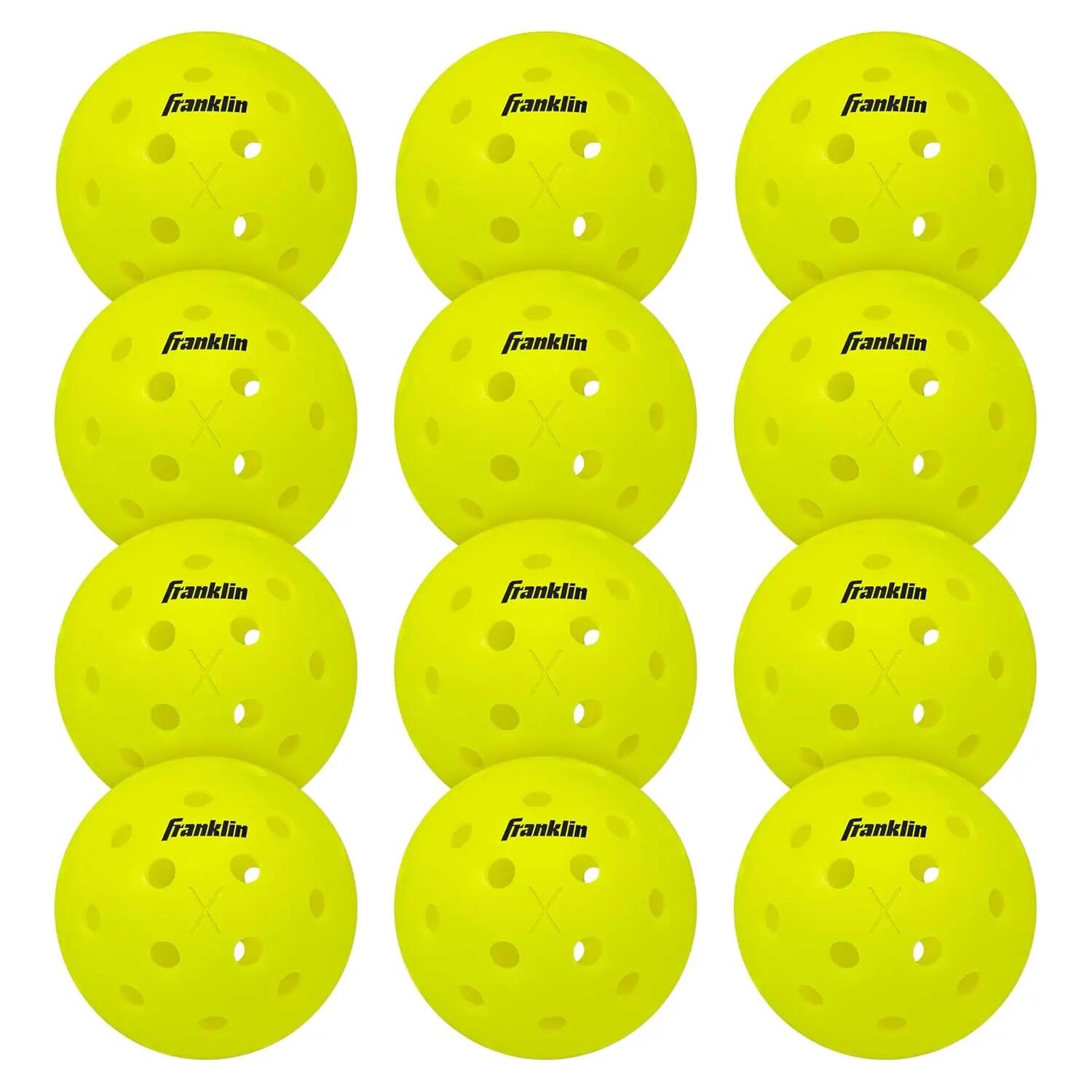 Sports X-40 Performance Outdoor Pickleballs - USAPA Approved - Official Ball of US Open Pickleball Championships -  1