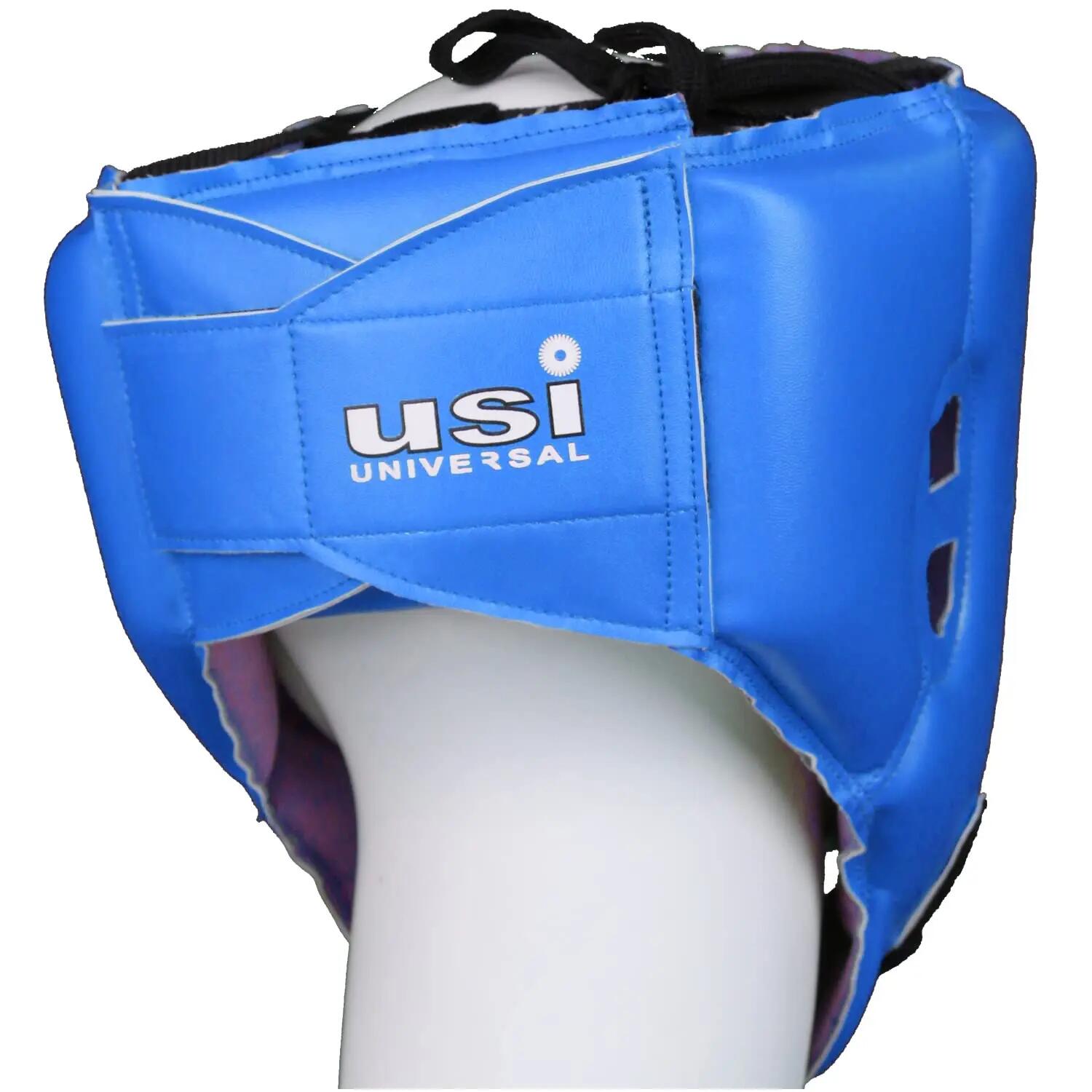 UNIVERSAL 615DP Lite Contest Boxing Headguard, Durable Pu Construction, Lightweight Handcrafted Padding, Synthetic Suede Lining, Laced Top Closure -  4