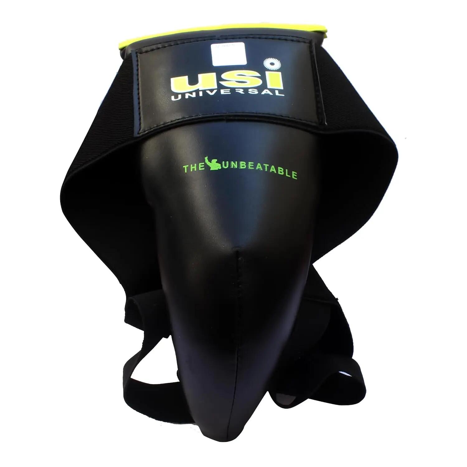 Universal 629PU Groin Guard for Men Boxing MMA Training Thai Kickboxing Protection, Thick PU, Curved Plastic Cup, Mesh Lined, Elasticated Hook and Loop, Waist Closure -  4