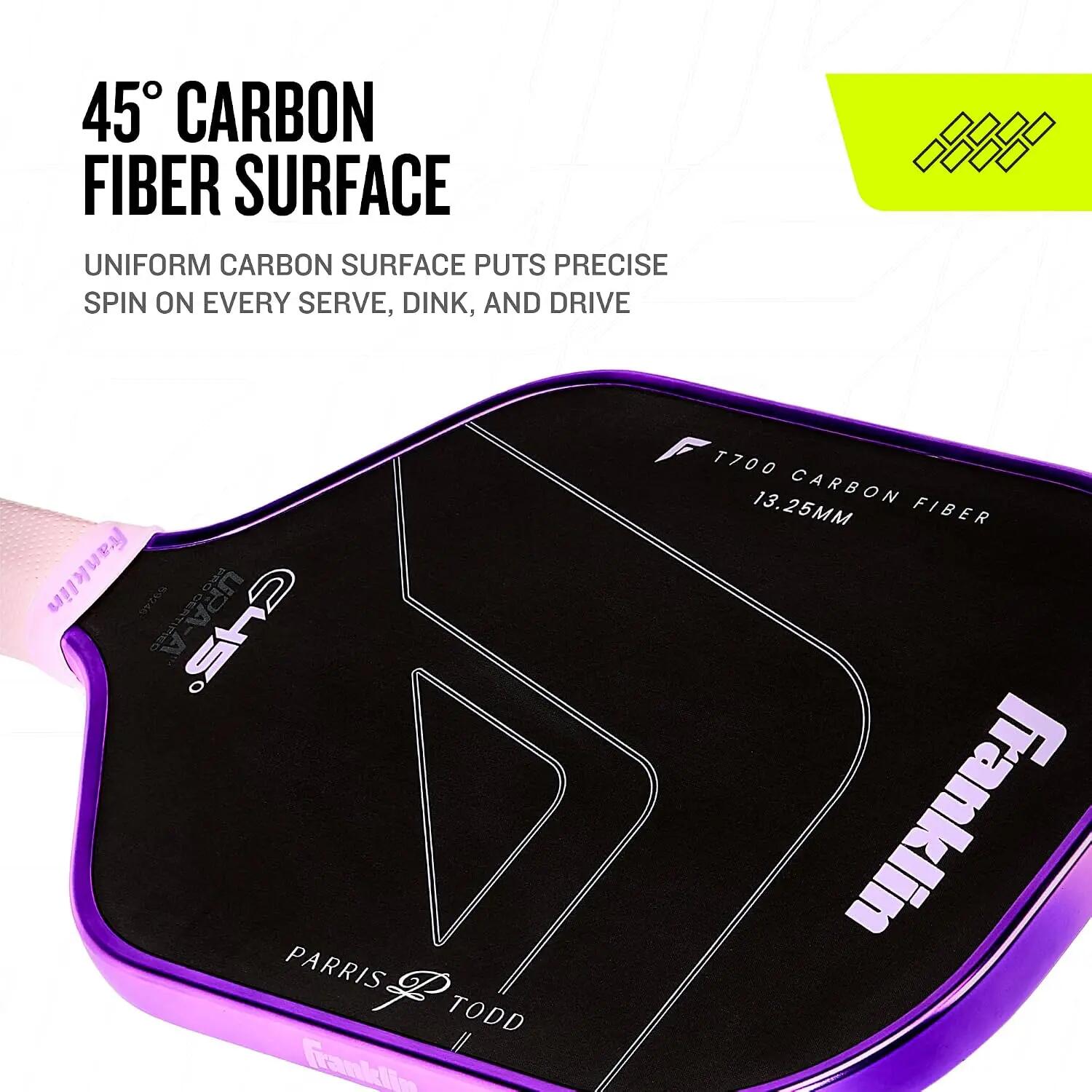 Sports C45 Parris Todd Pro Pickleball Paddle - 13.25mm - Lilac -  2