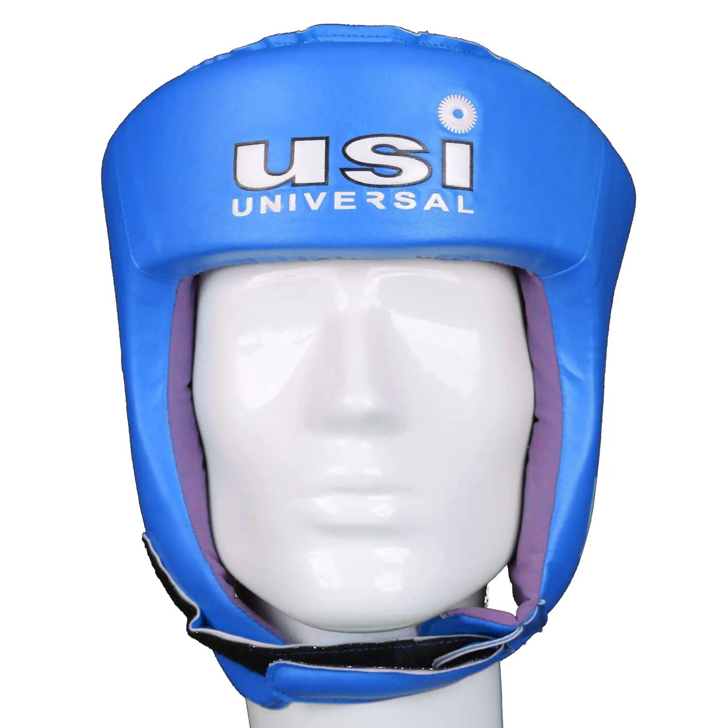 UNIVERSAL 615DP Lite Contest Boxing Headguard, Durable Pu Construction, Lightweight Handcrafted Padding, Synthetic Suede Lining, Laced Top Closure -  2
