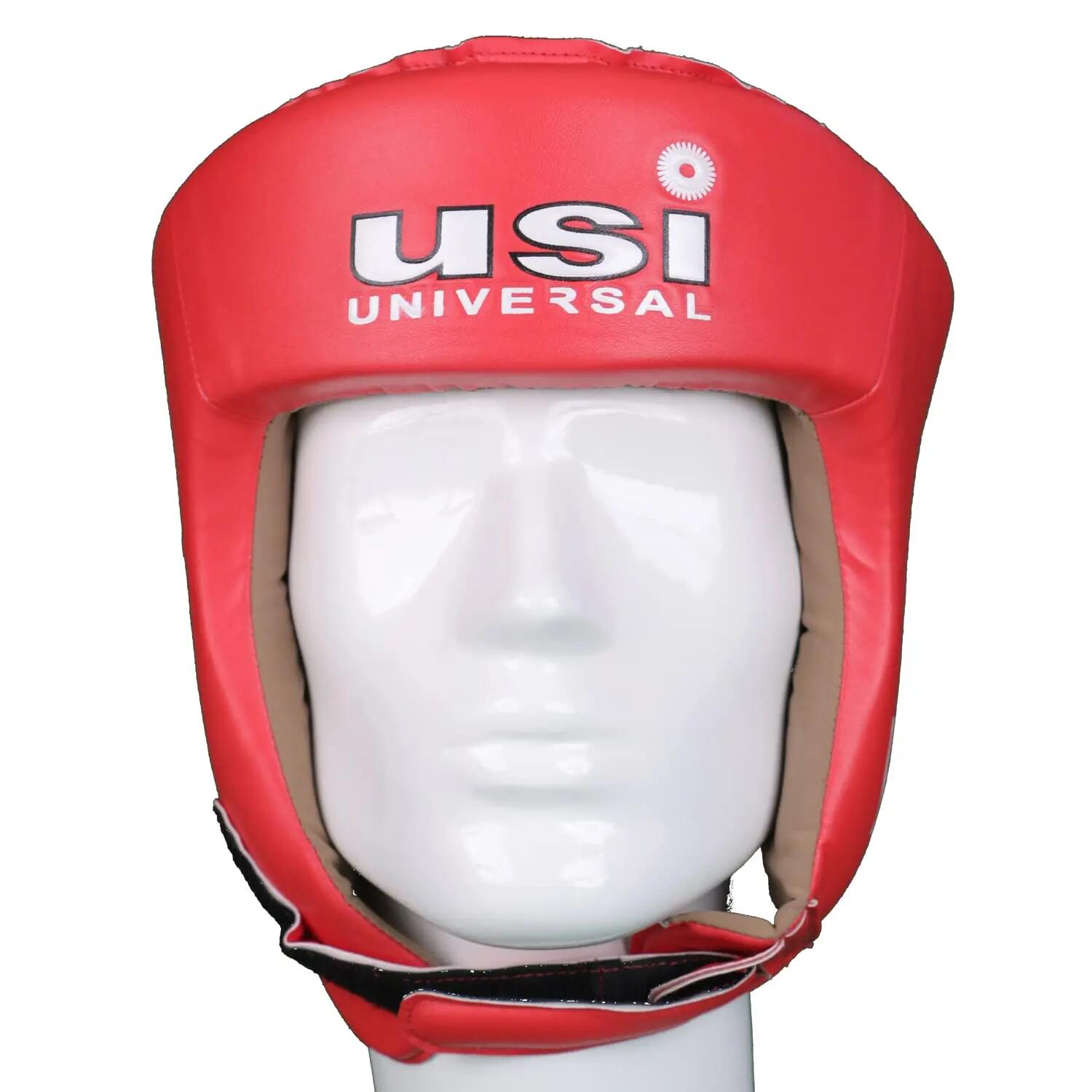 UNIVERSAL 615DP Lite Contest Boxing Headguard, Durable Pu Construction, Lightweight Handcrafted Padding, Synthetic Suede Lining, Laced Top Closure -  2