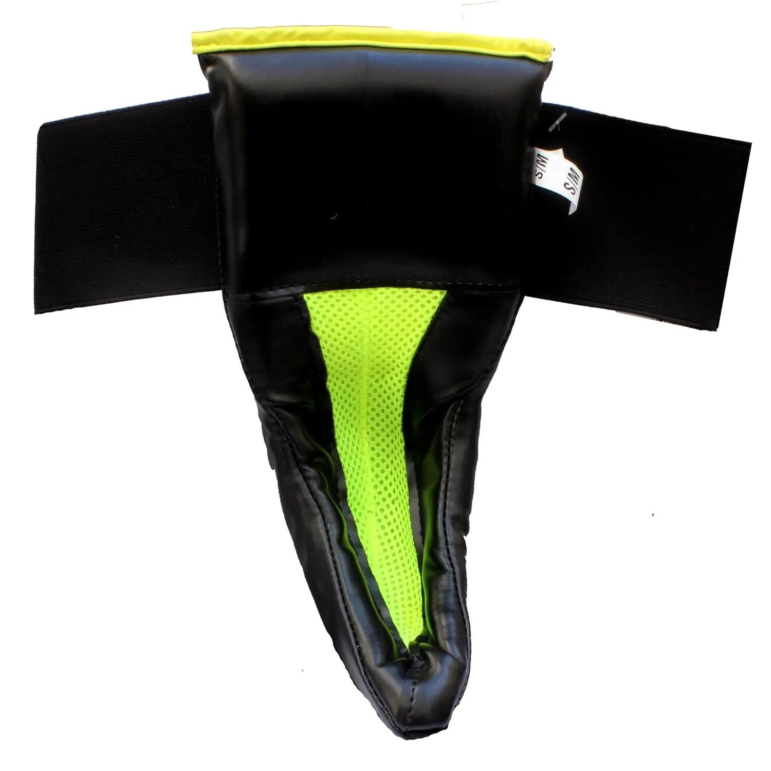 Universal 629PU Groin Guard for Men Boxing MMA Training Thai Kickboxing Protection, Thick PU, Curved Plastic Cup, Mesh Lined, Elasticated Hook and Loop, Waist Closure -  2
