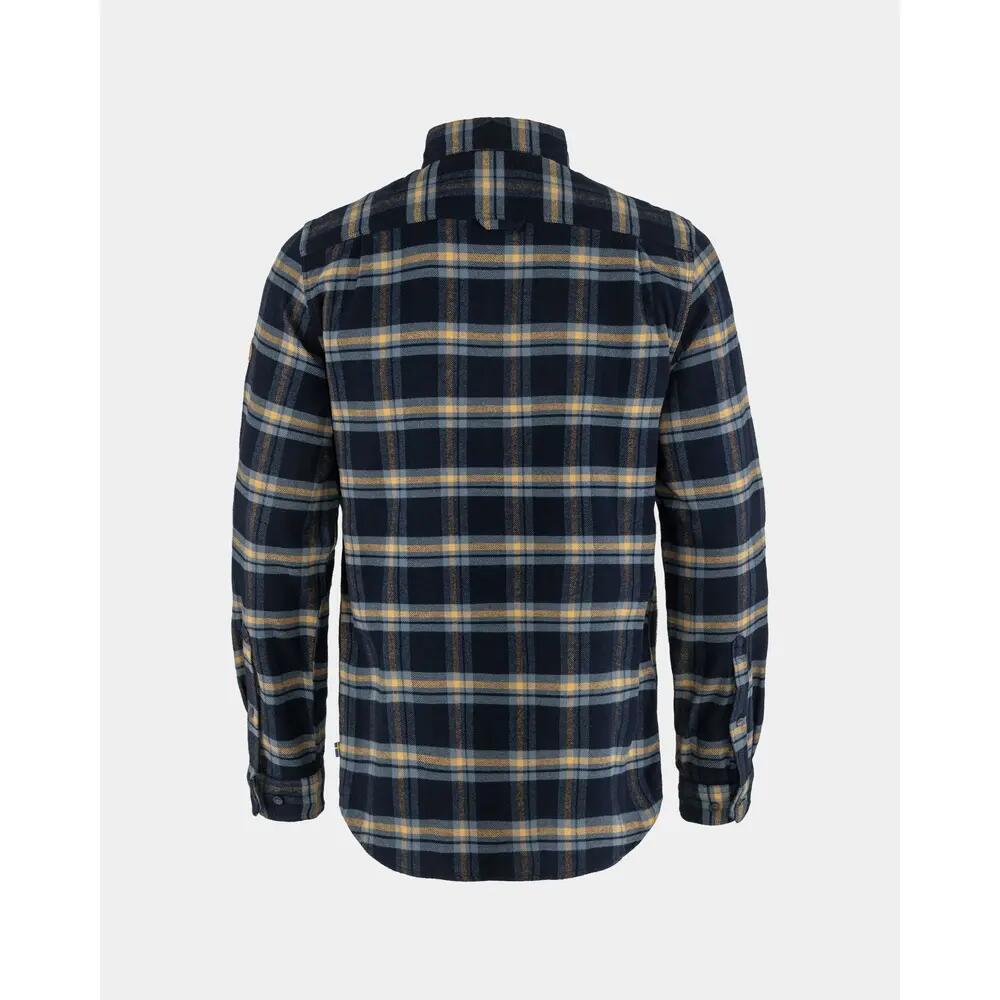 Férfi Övik Heavy Flannel Shirt M hosszú ujjú ing 4/7