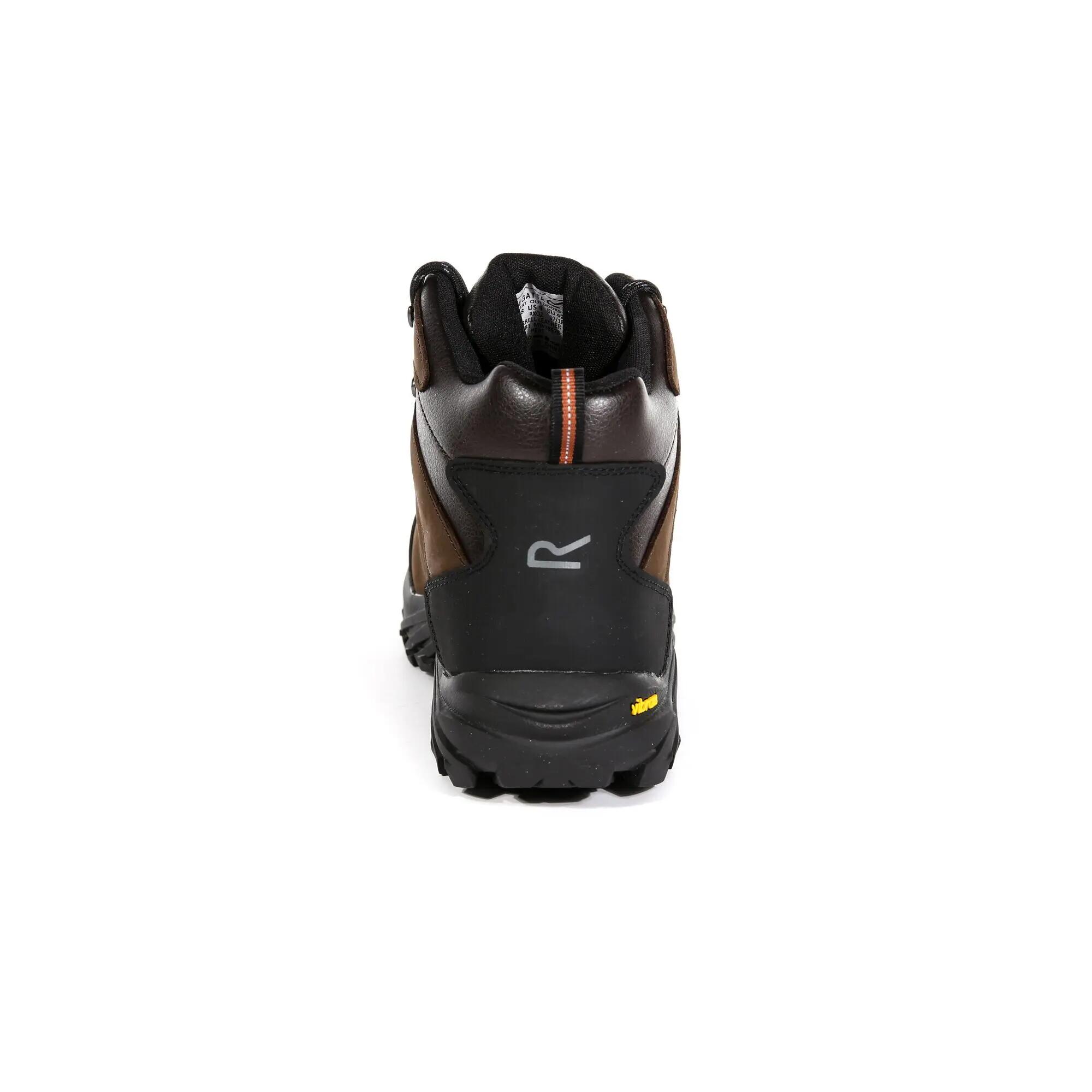 Pánské kožené nepromokavé turistické boty Burrell Vibram 6/9