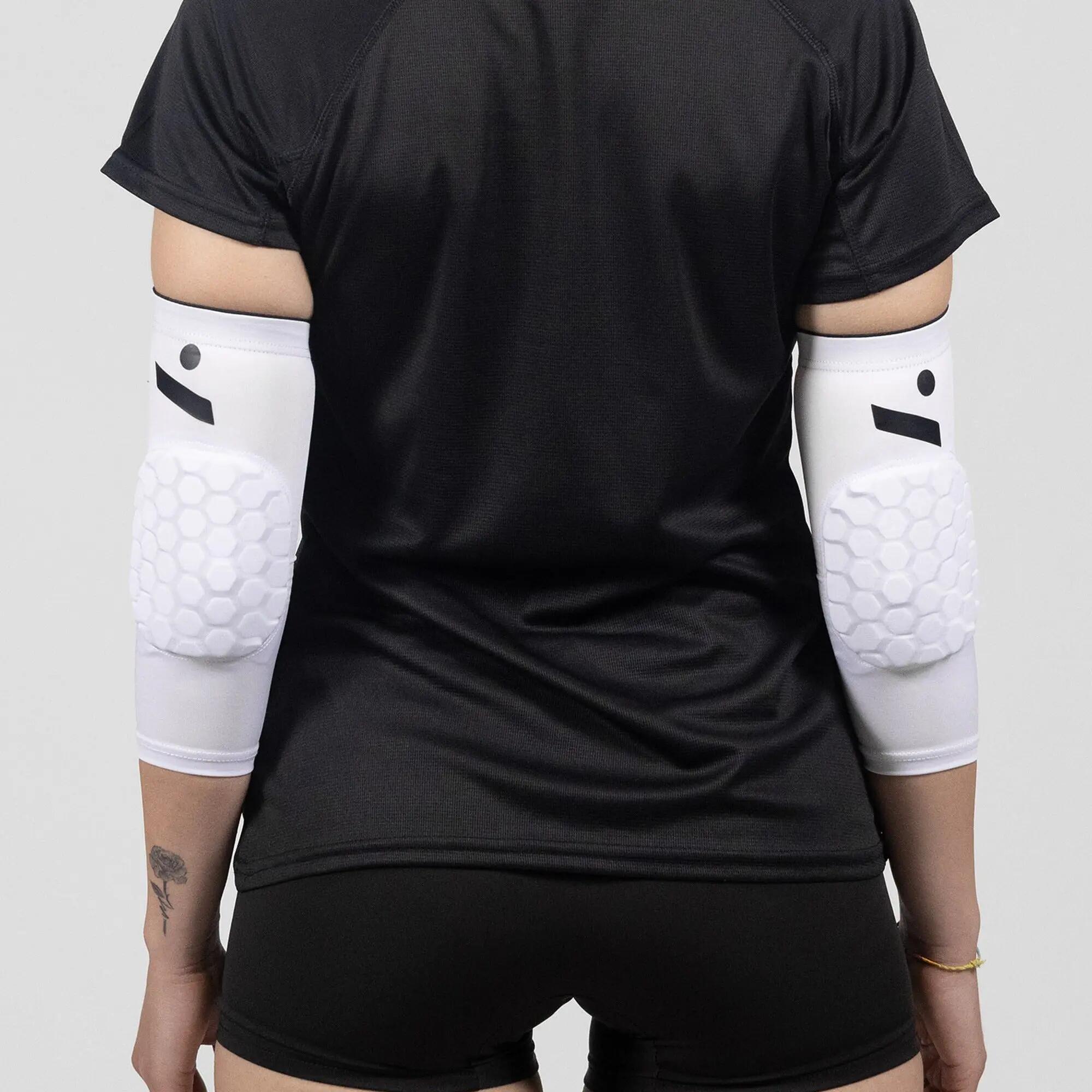 Cotoveleiras de voleibol para mulher, homem e menina ELBOW PADS azul-marinho 6/7
