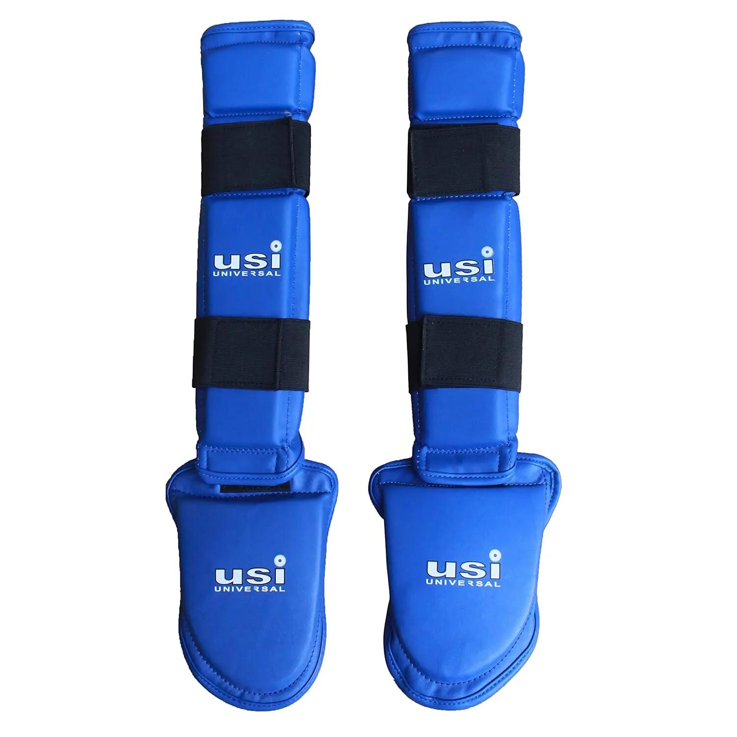 Universal 850 Shin Pads with Instep (Blue) -  3