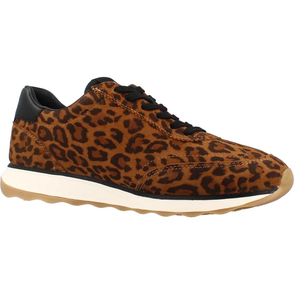 Buty FITFLOP RETRO-Q FF SUEDE LEOPARD TRAINERS Nadruk zwierzęcy 5/7